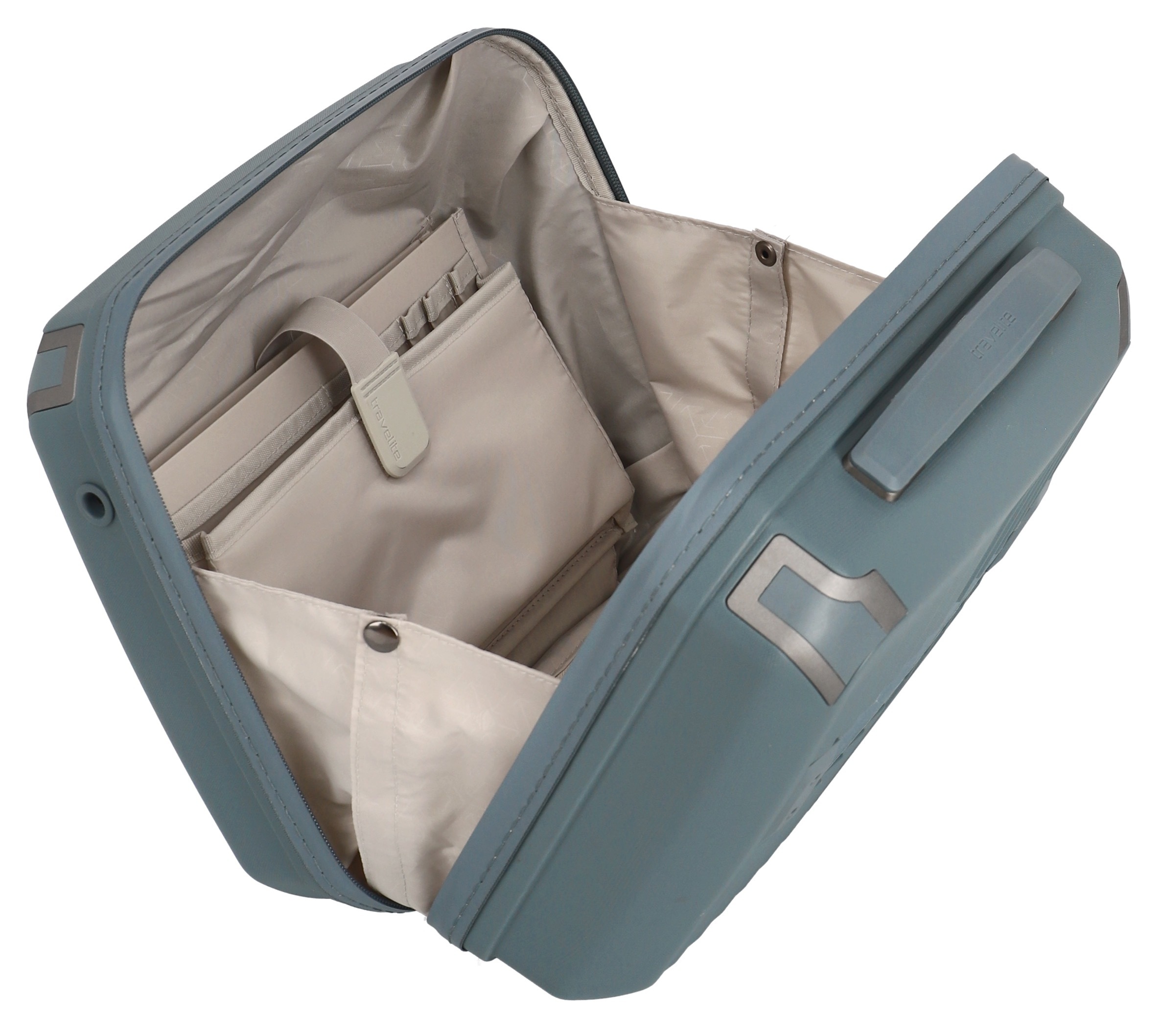 travelite Beautycase »Beautycase ELVAA«, Kosmetikkoffer Trolley-Aufsteckfunktion, passend dazu Koffer ELVAA