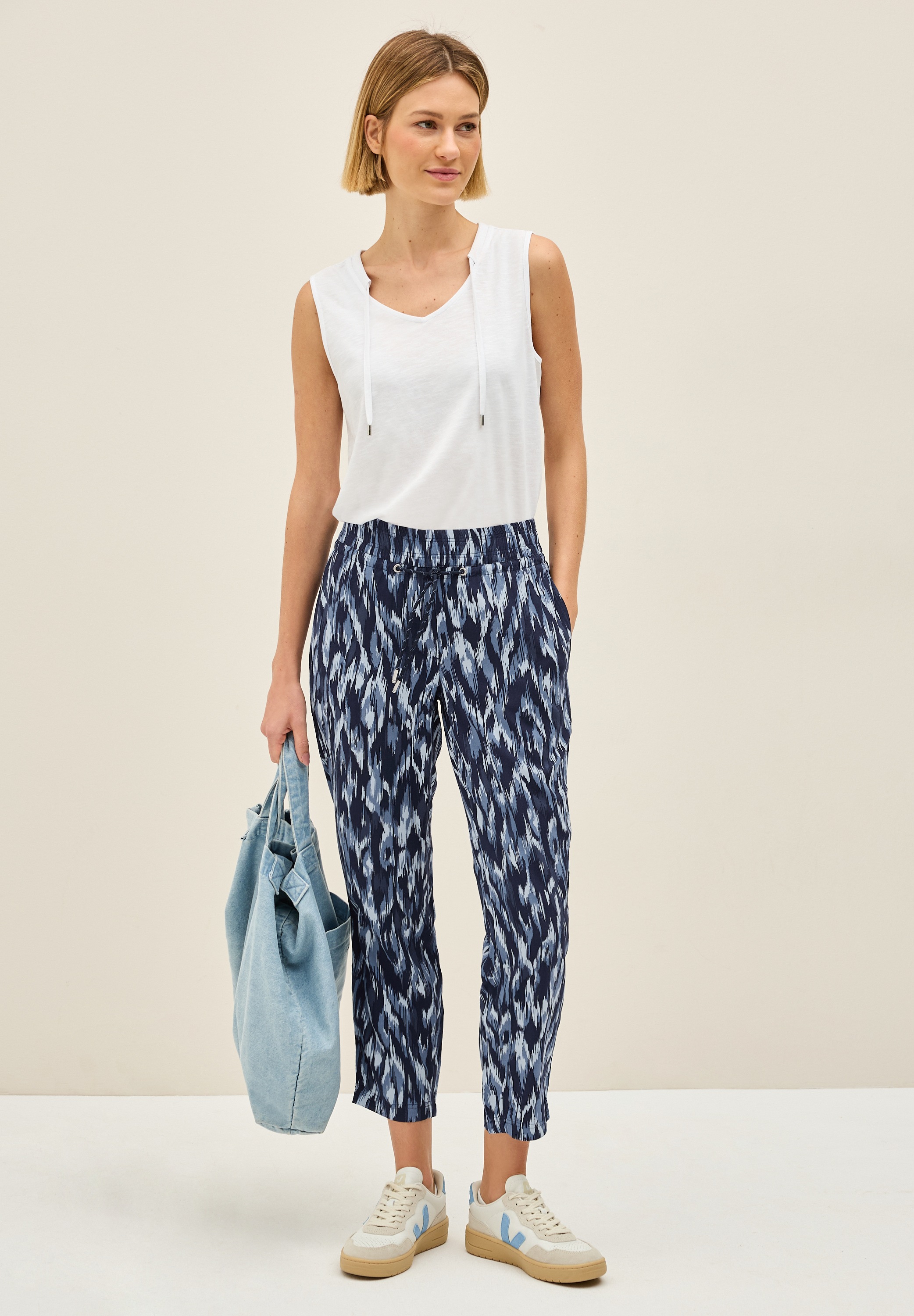 Thumbnail - Cecil Stoffhose im Loose Fit