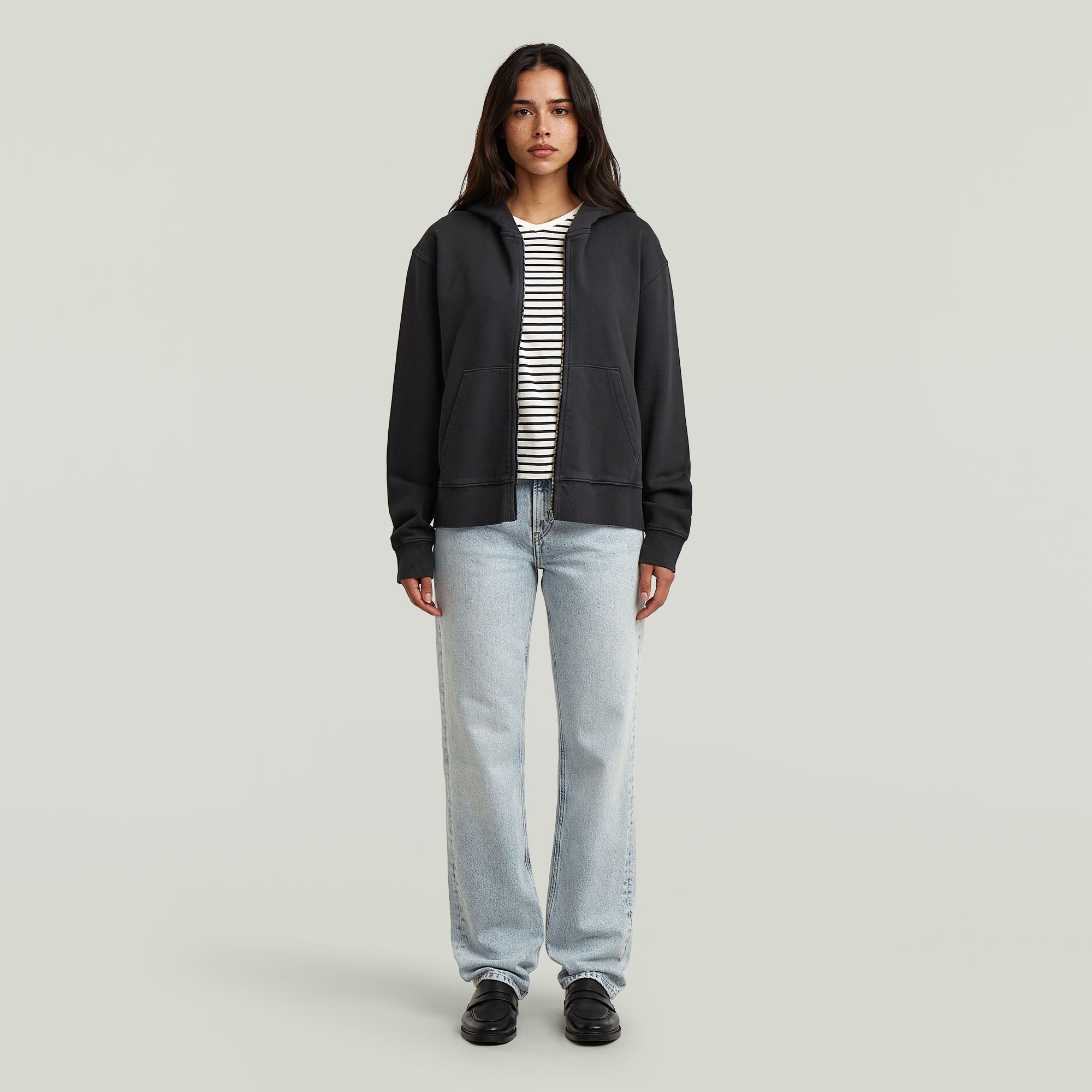 G-STAR Kapuzensweatjacke »Unit Relaxed Hooded Zip Thru wmn« in bequemer Passform