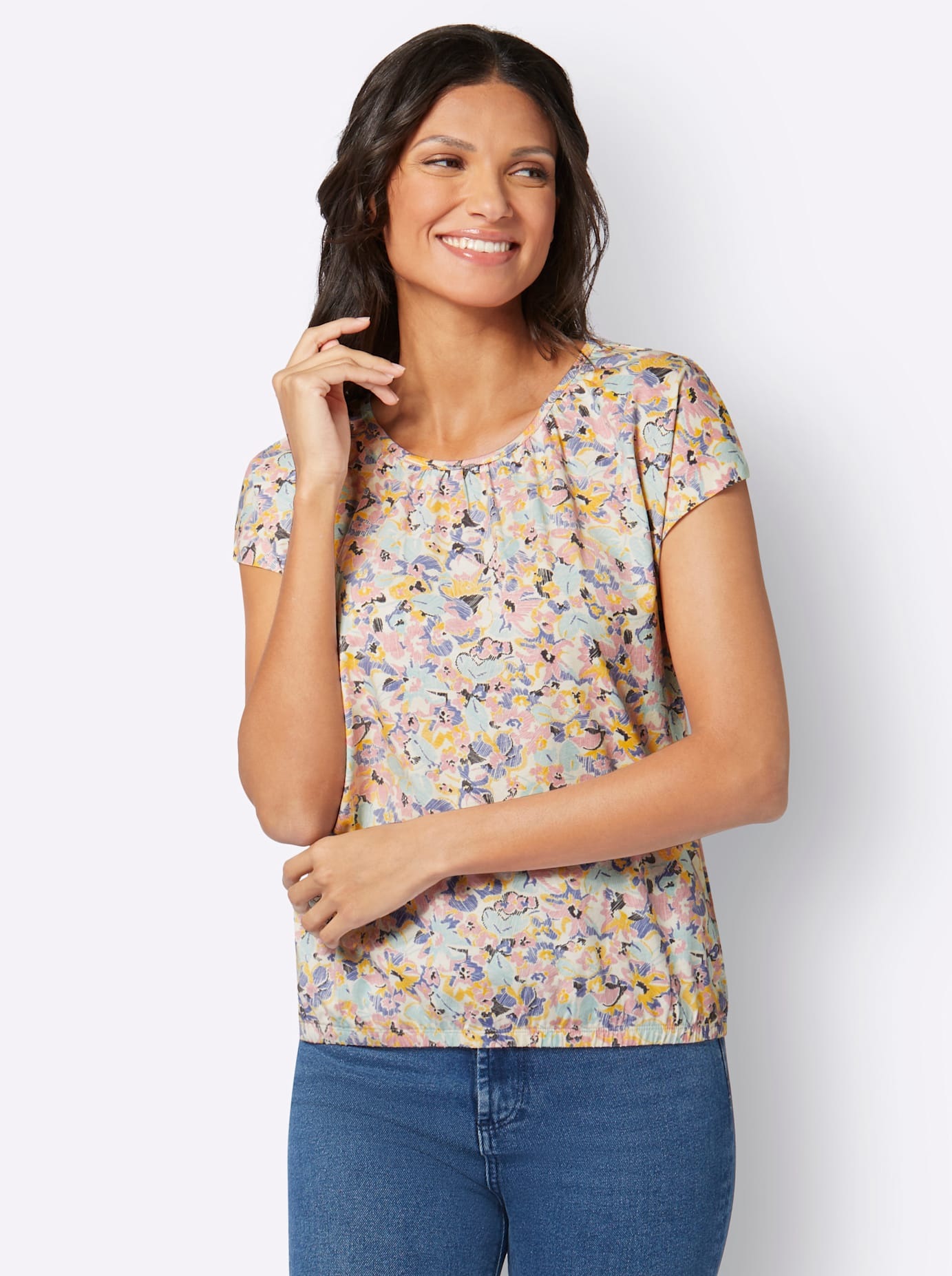 Classic Basics Kurzarmshirt "Kurzarm-Shirt" 1 Stk. tlg. günstig online kaufen