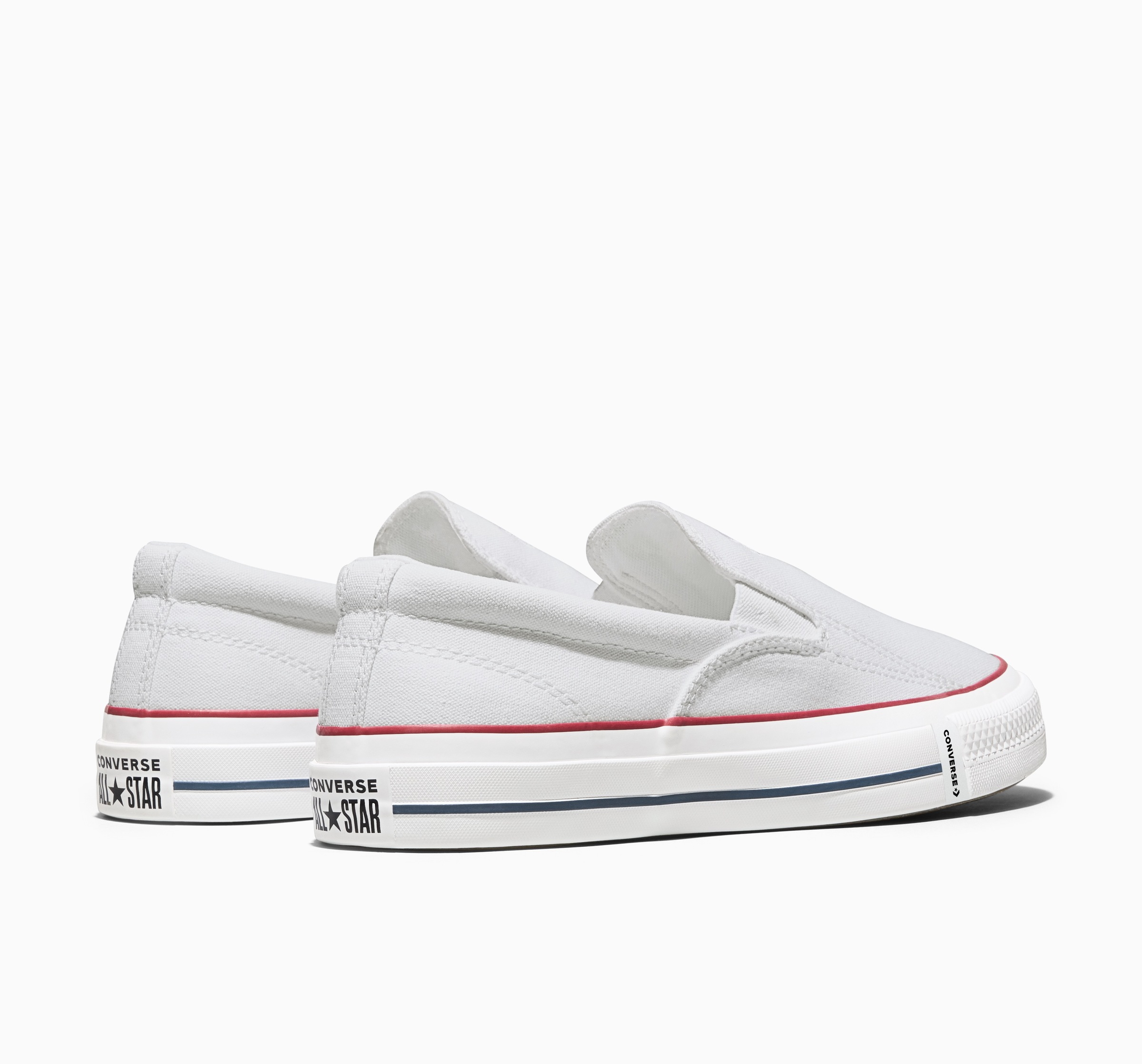 Sneaker CONVERSE "CHUCK TAYLOR ALL STAR MALDEN SLIP-", Herren, Gr. 44, weiß, rot, blau, Textil, Schuhe Sneaker 3