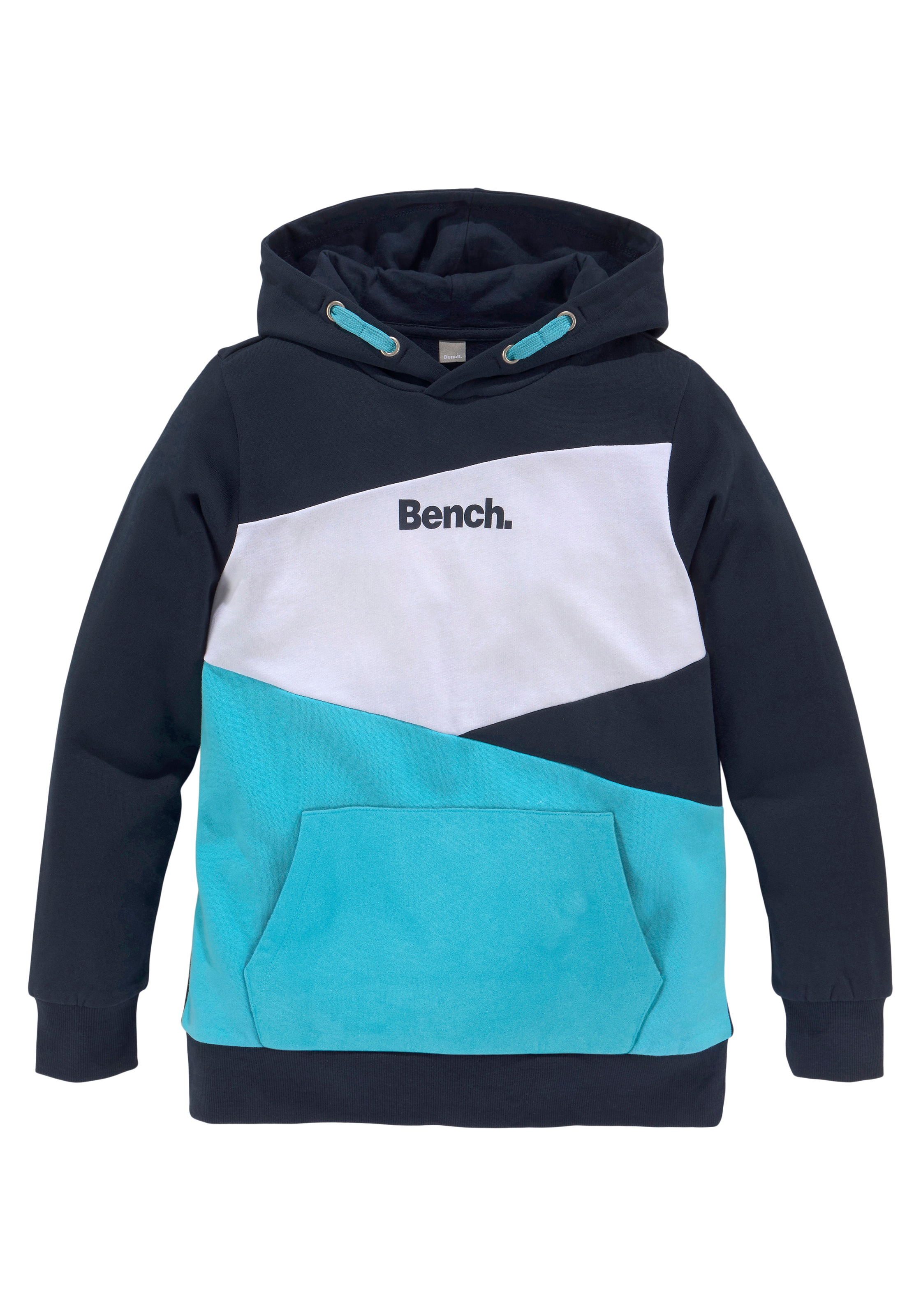 Black Friday Bench. Kapuzensweatshirt »mit asymmetrischer BAUR | asymmetrischer mit Farbaufteilung Farbaufteilung«