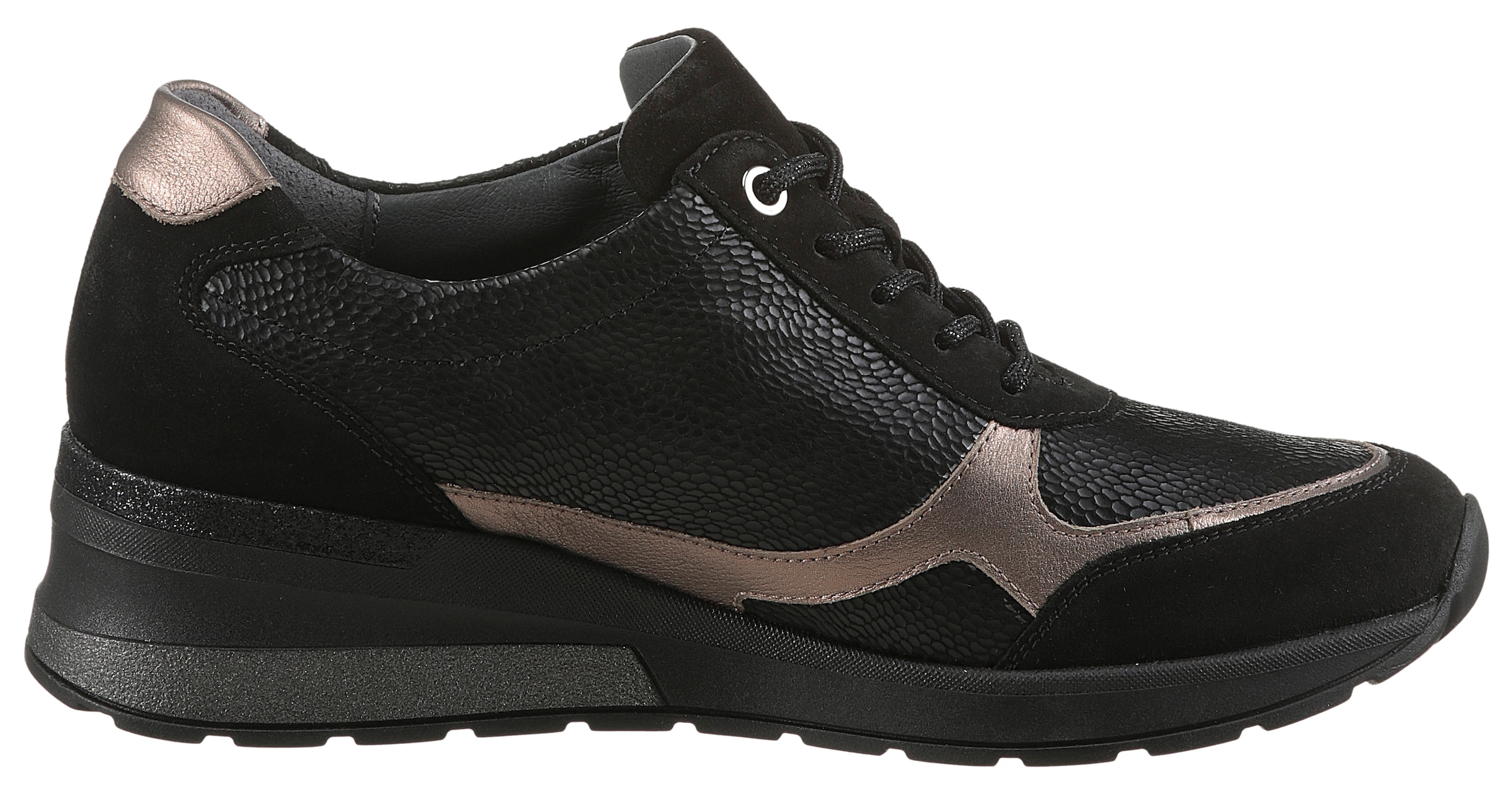 Waldläufer Keilsneaker »H-CLARA«, Bequemschuh, Komfortschuh, Halbschuh mit herausnehmbarer Einlage