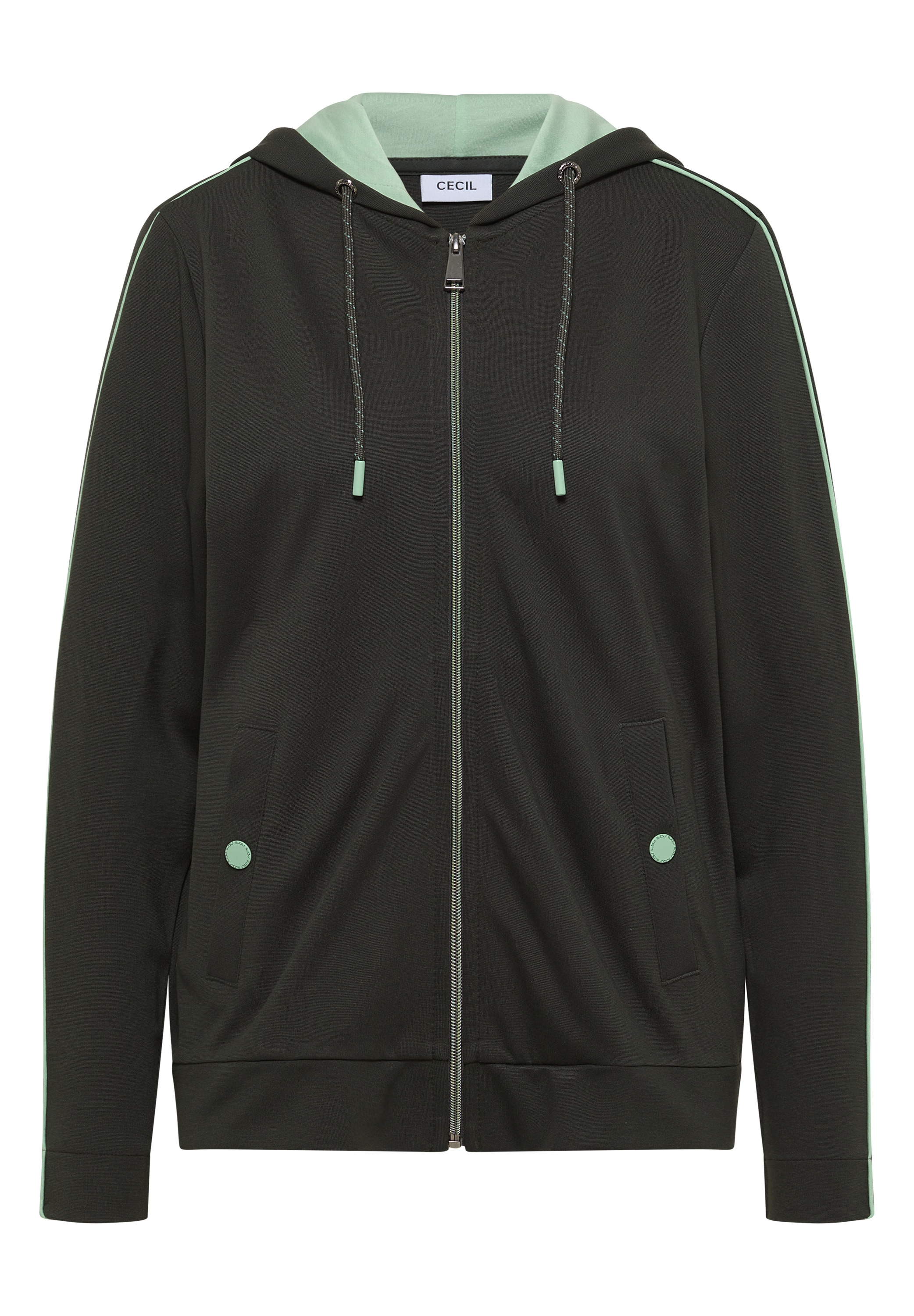 Cecil Cardigan mit Kapuze mit Tunnelzugband