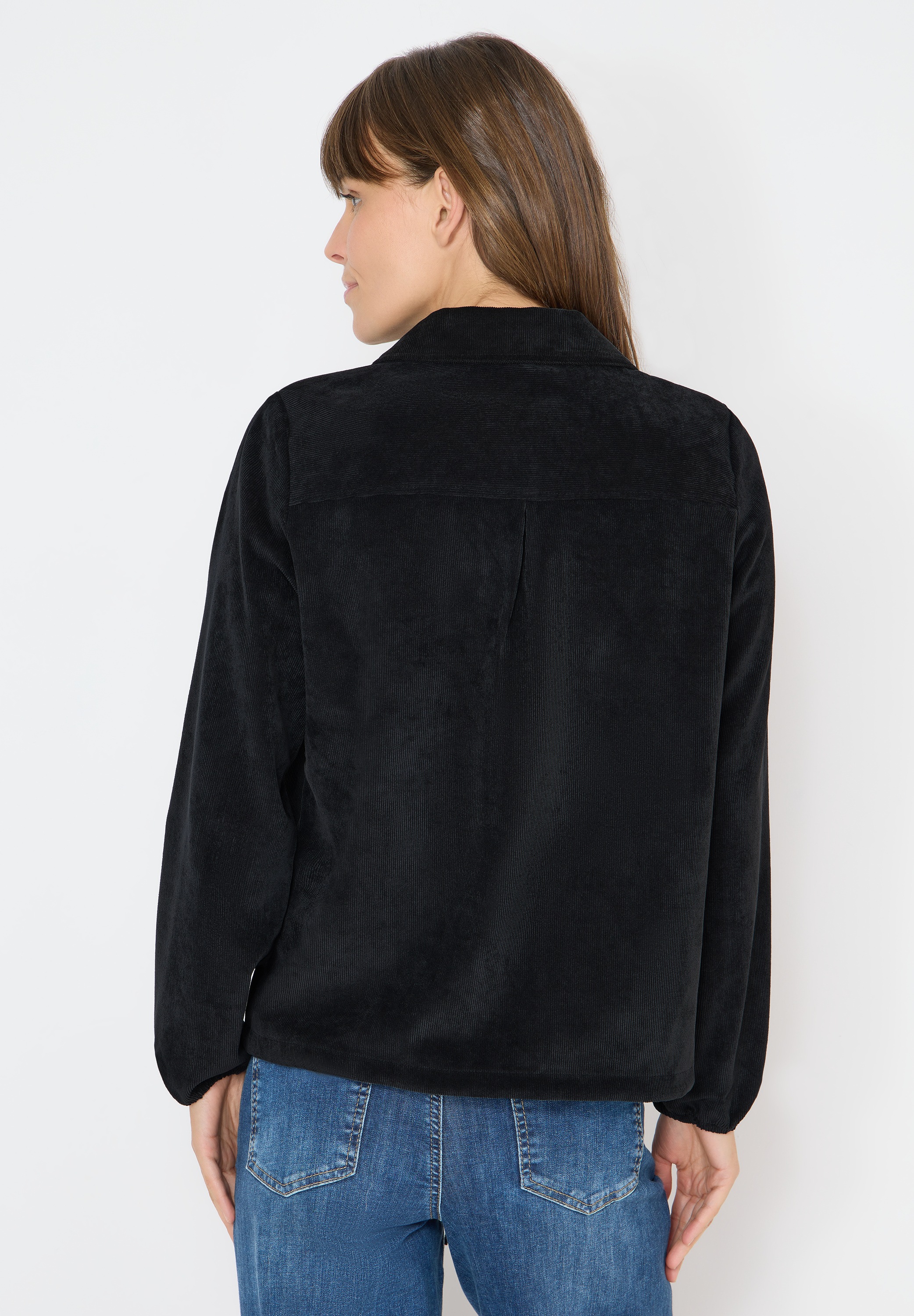 Cecil Cordjacke ohne Kapuze mit Tunnelzug am Saum günstig online kaufen