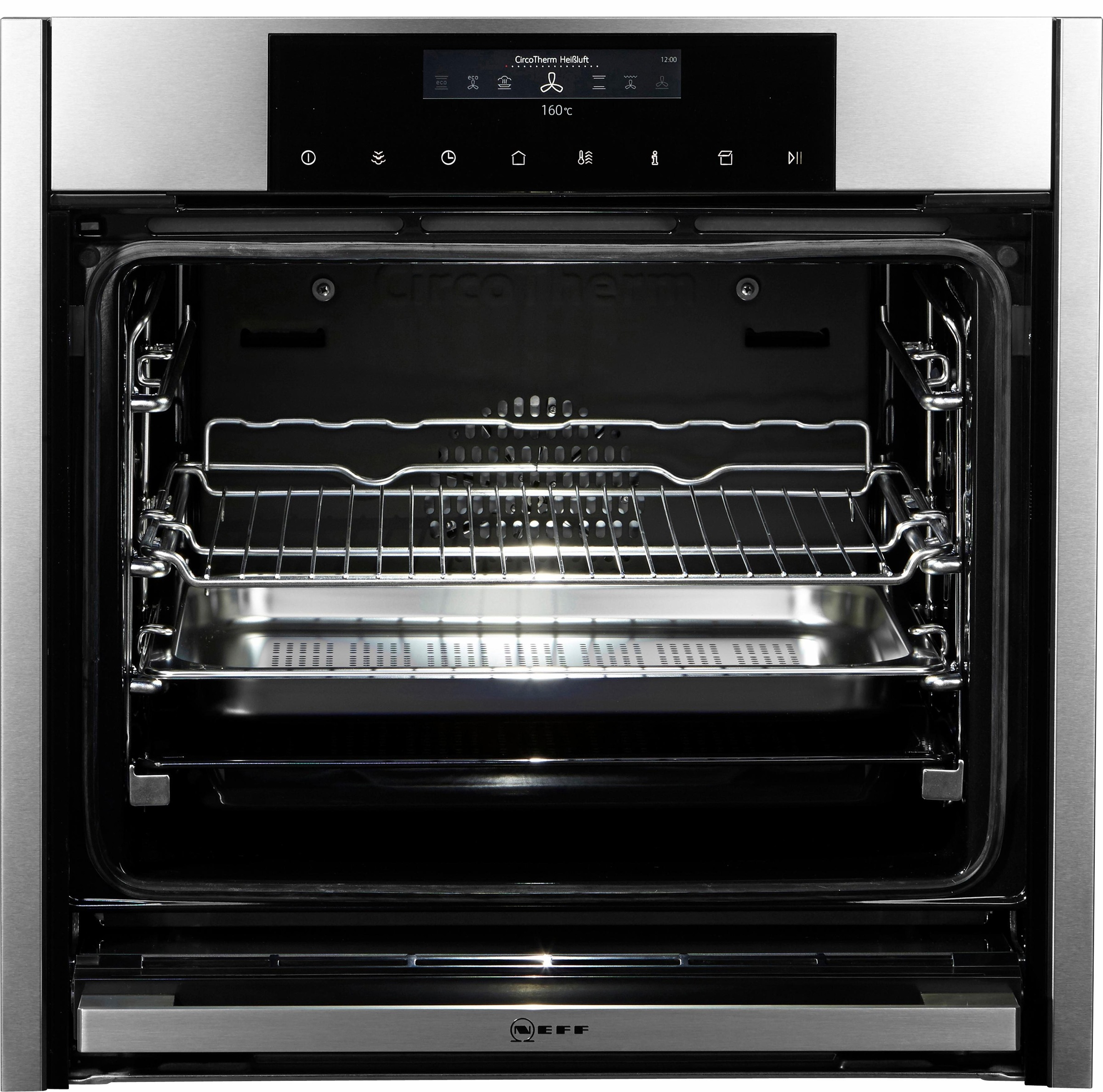 NEFF Dampfbackofen »B46FT64N0«, N 90, B46FT64N0, mit Teleskopauszug