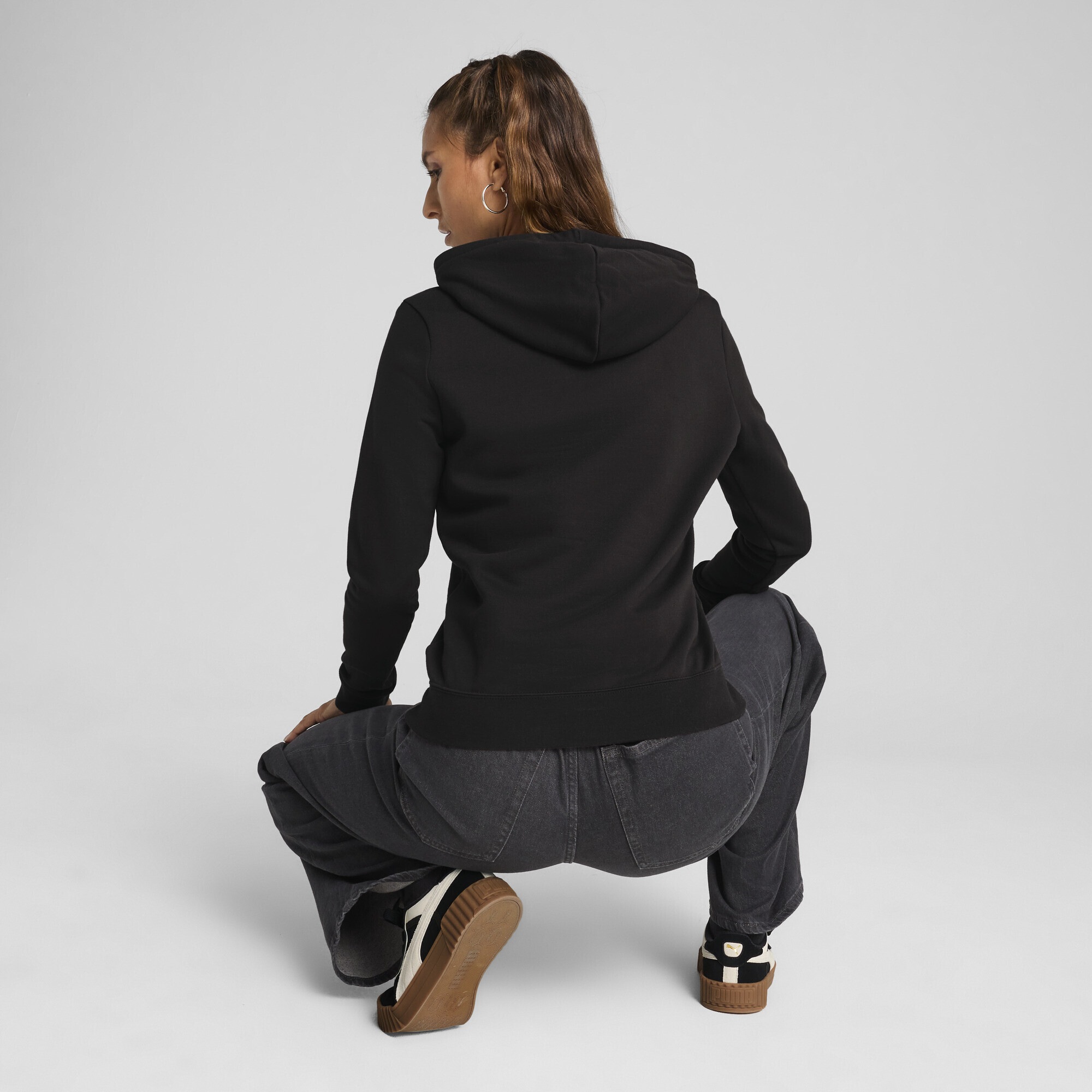 Puma Sweat à Capuche Ess No 1 Logo PUMA Black M Femme 4