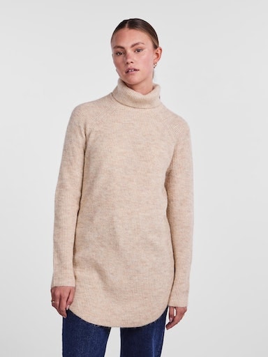 pieces Rollkragenpullover "PCELLEN LS LONG KNIT NOOS BC"