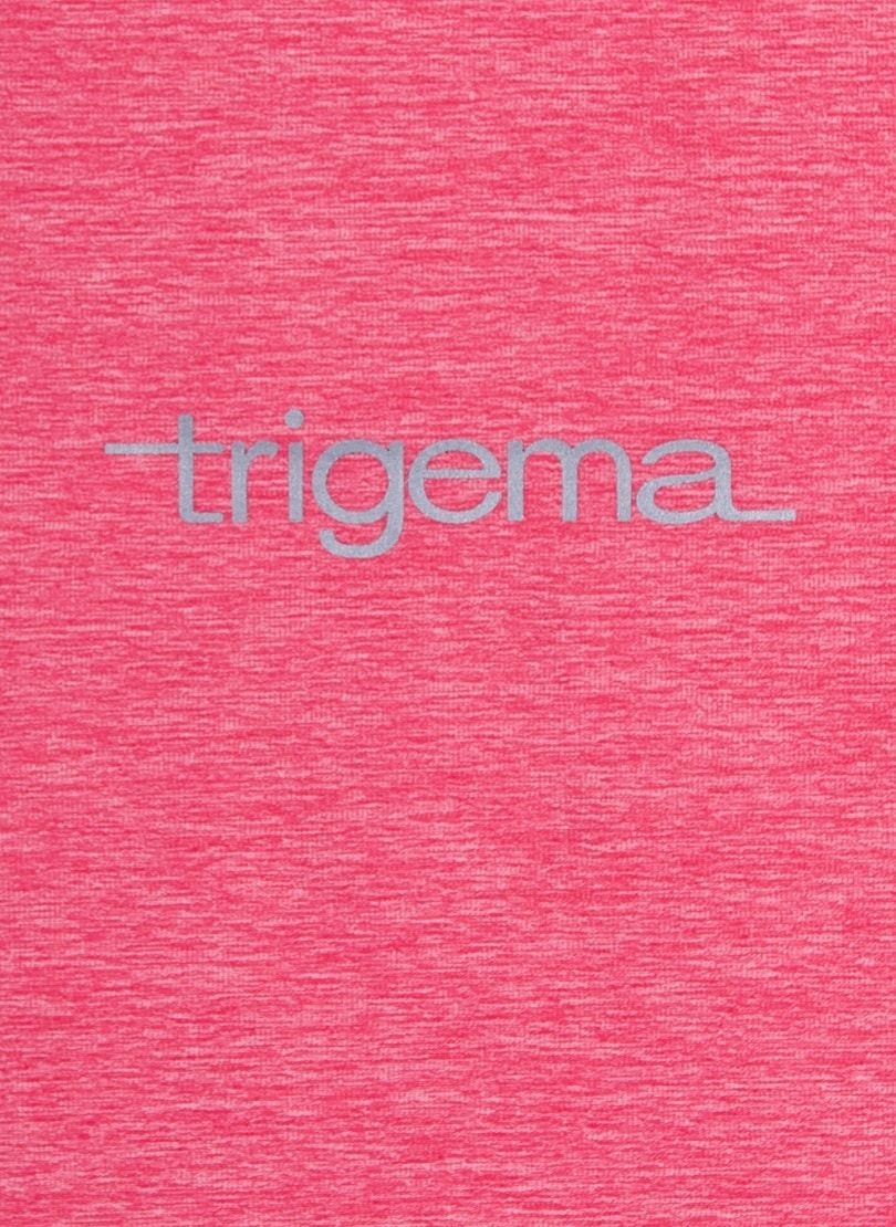 Trigema T-Shirt »TRIGEMA Sportshirt in Melange-Optik«, (1 tlg.)