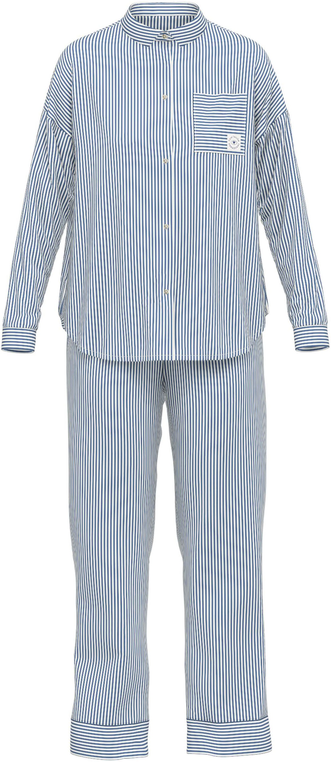 TOM TAILOR Pyjama, (2 tlg.), mit klassichem Schnitt günstig online kaufen