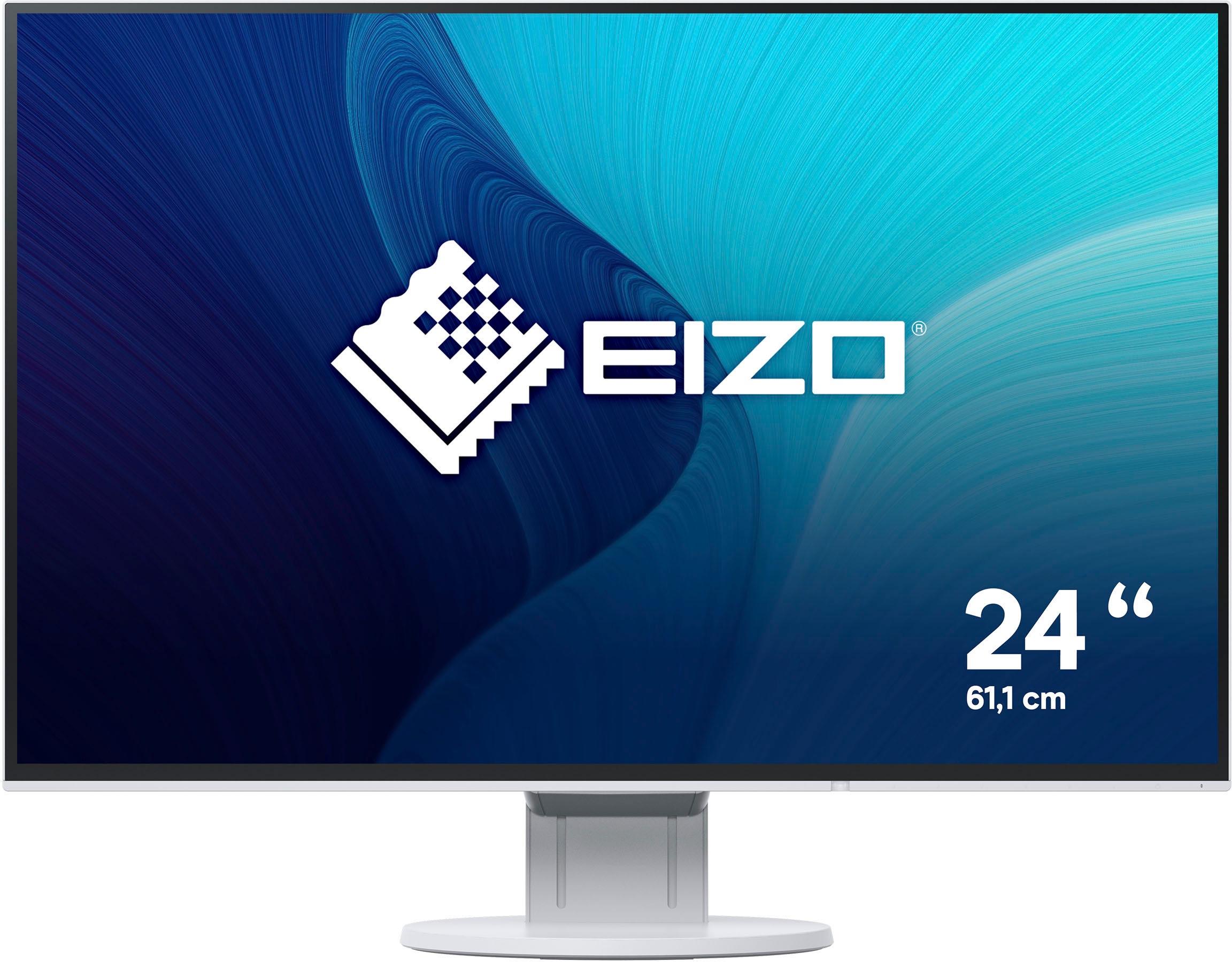 EIZO LED-Monitor "FlexScan EV2456", B:53,1cm H:34,19cm T:4,55cm, weiß, Monitore