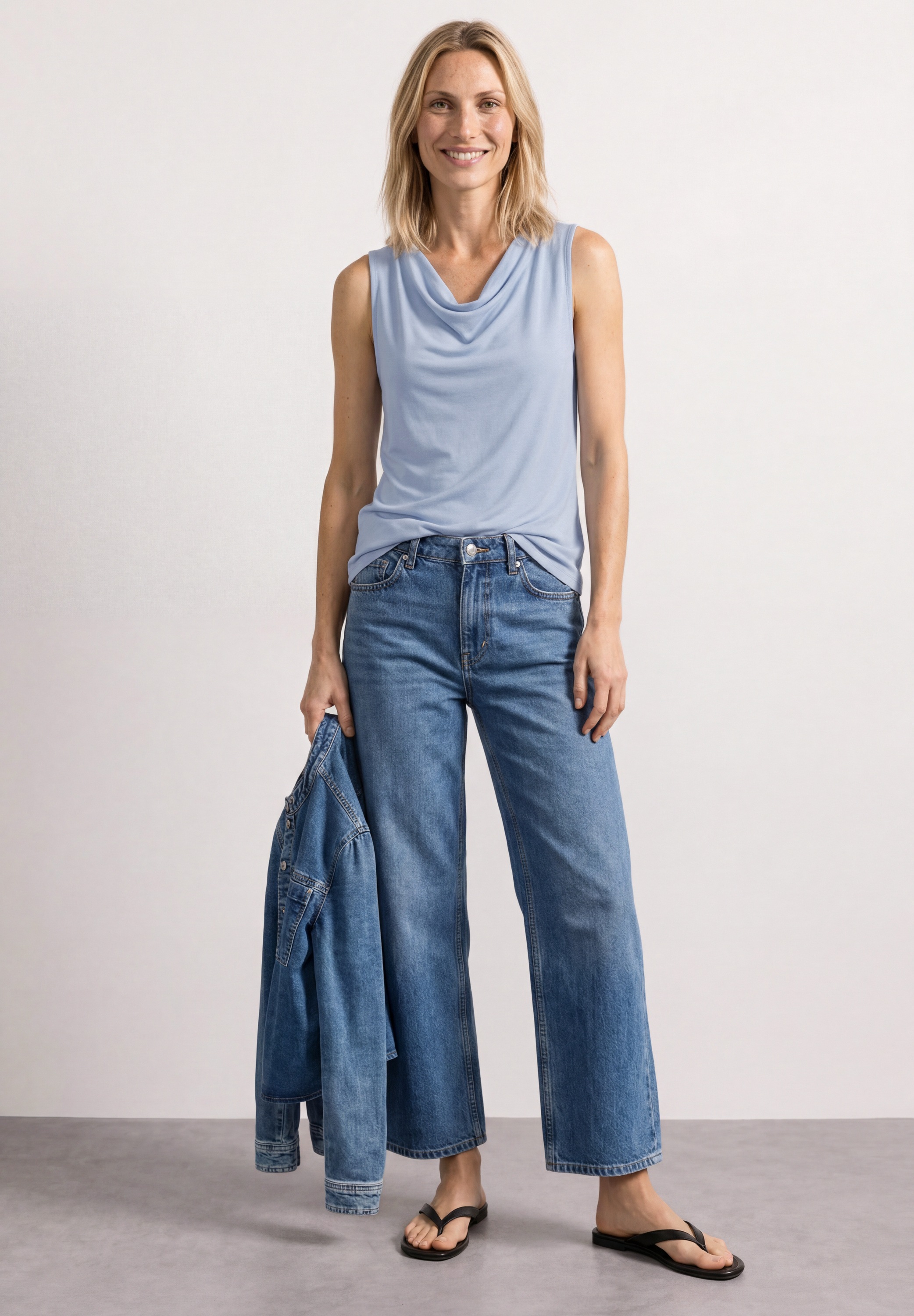 STREET ONE Shirttop im Silk Look