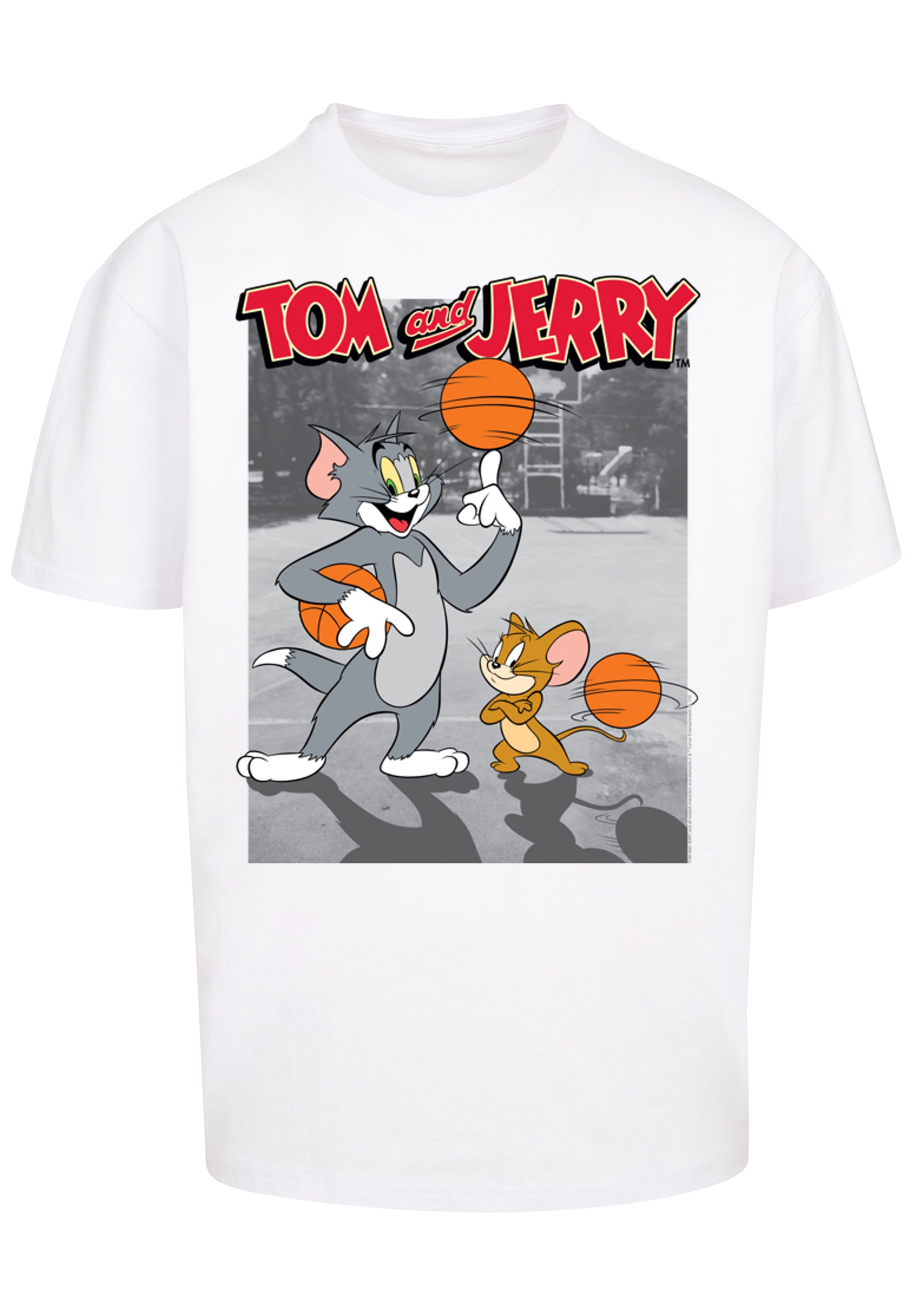 F4NT4STIC T-Shirt »Tom und Jerry Basketball Buddies«, Print