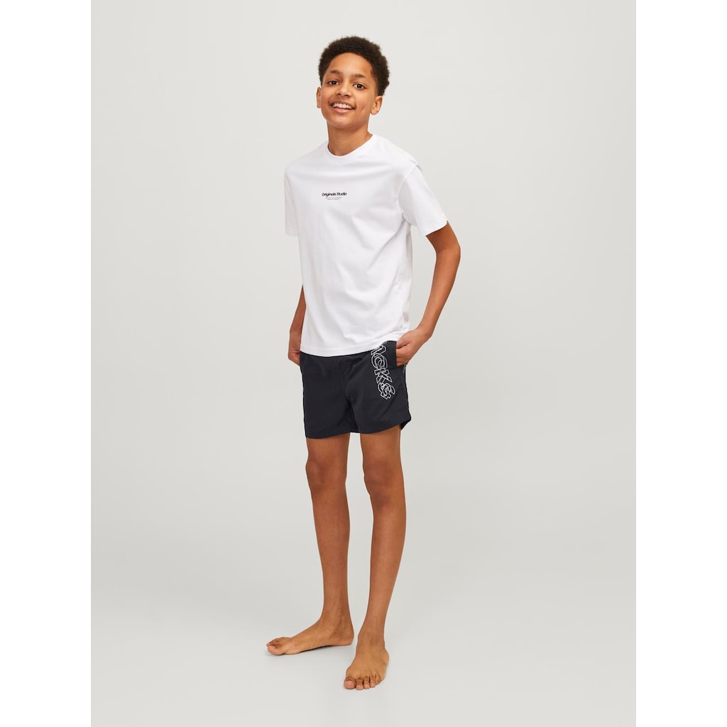 Jack & Jones Junior Badeshorts »JPSTFIJI JJSWIM DOUBLE LOGO LY SN JNR«