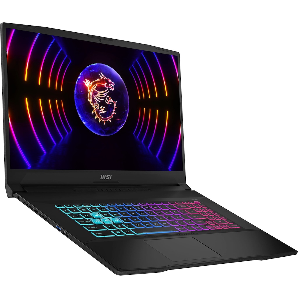 MSI Gaming-Notebook »Katana 17 B12VFK-406«, 43,9 cm, / 17,3 Zoll, Intel, Core i7, GeForce RTX 4060, 1000 GB SSD