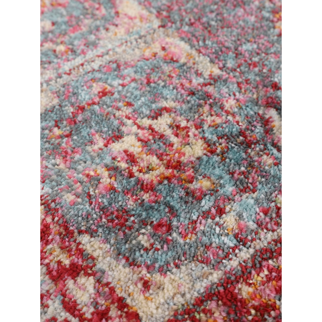 Wohnen Teppiche carpetfine Teppich »Anil«, rechteckig, 7 mm Höhe rot