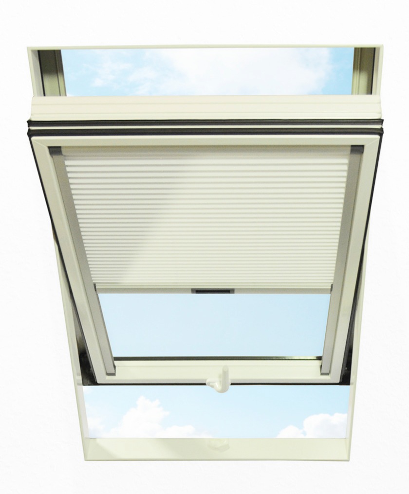 RORO Türen & Fenster Dachfensterplissee, blickdicht, in Führungsschienen,  BxH: 65x118 cm bestellen | BAUR