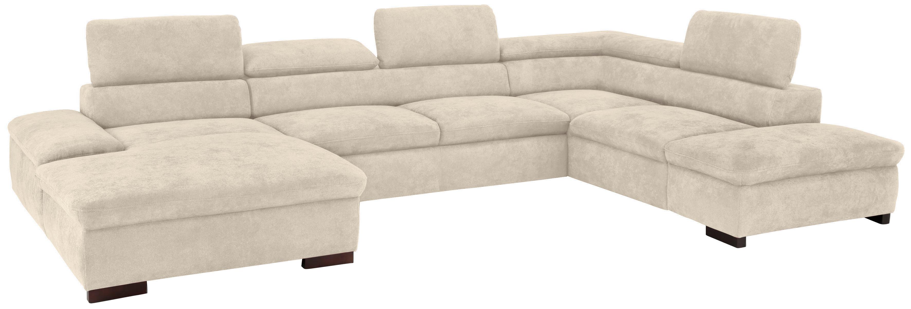 Thumbnail - Home affaire Wohnlandschaft "Alberto U-Form", mit Kopfteilverstellung, wahlweise mit Bettfunktion