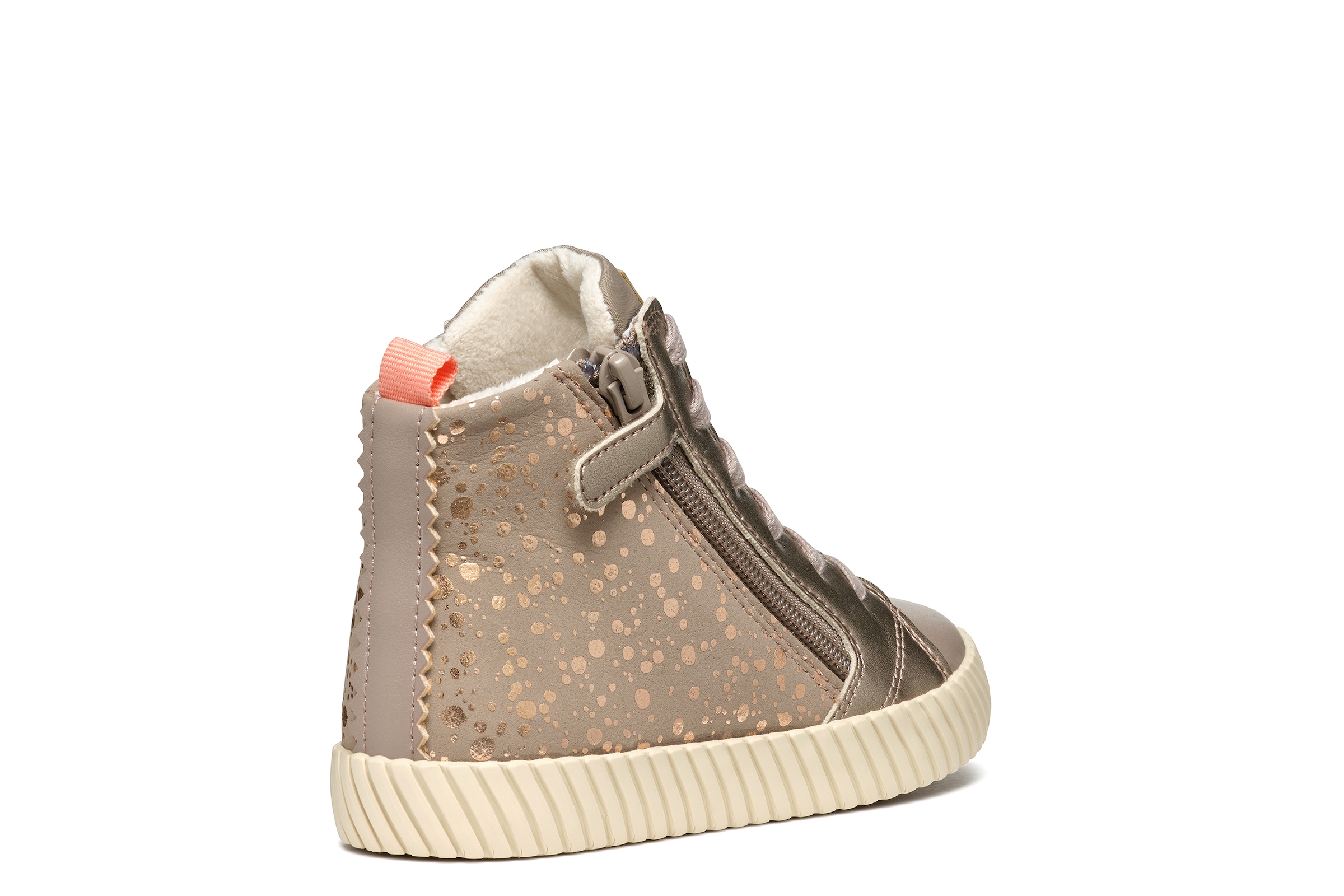 Geox Sneaker »J MIRROLESS GIRL«, Schnürboots mit Warmfutter, Größenschablone zum Download