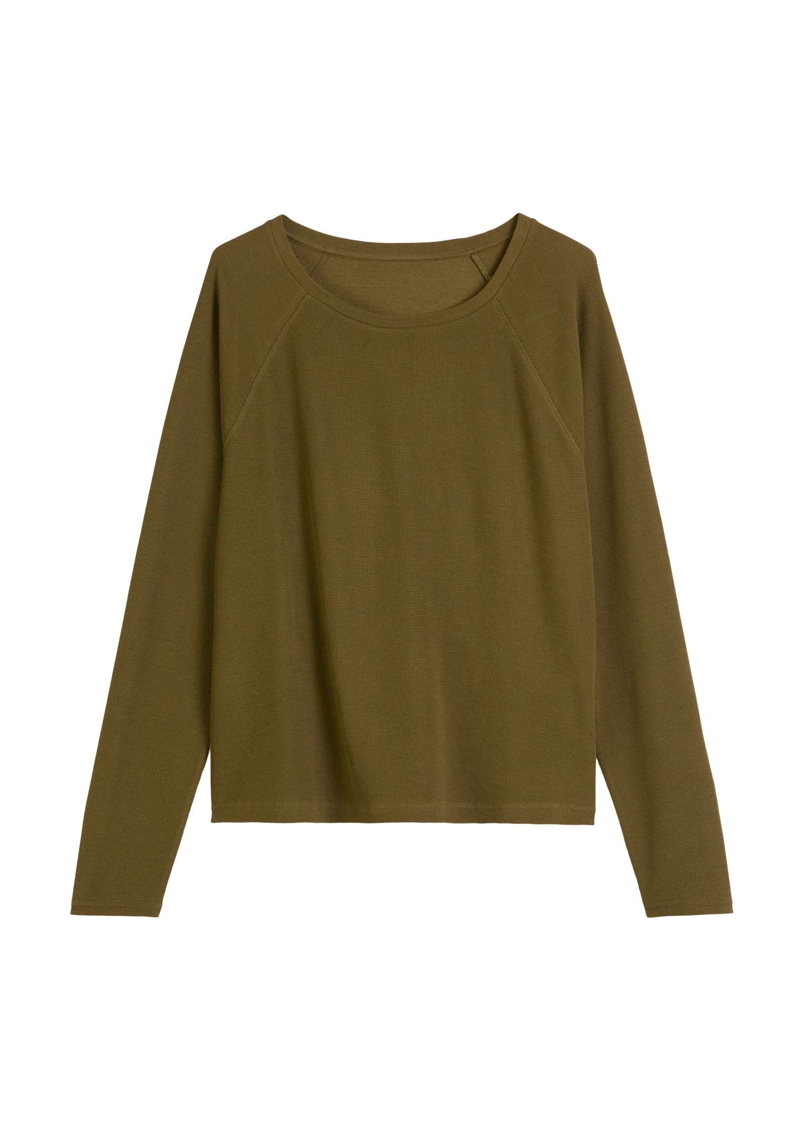 Marc O'Polo DENIM Langarmshirt »aus weichem Waffle-Jersey«