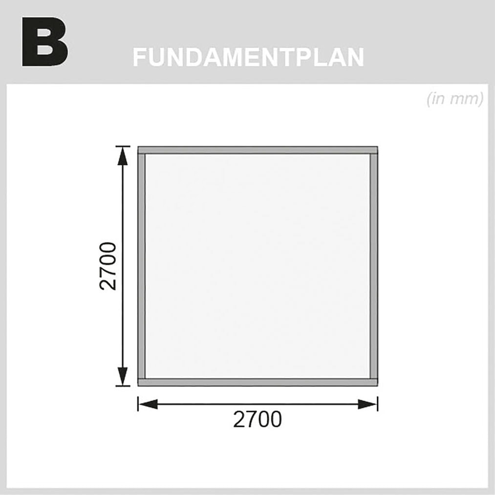 Karibu Gartenhaus »Talkau 6«