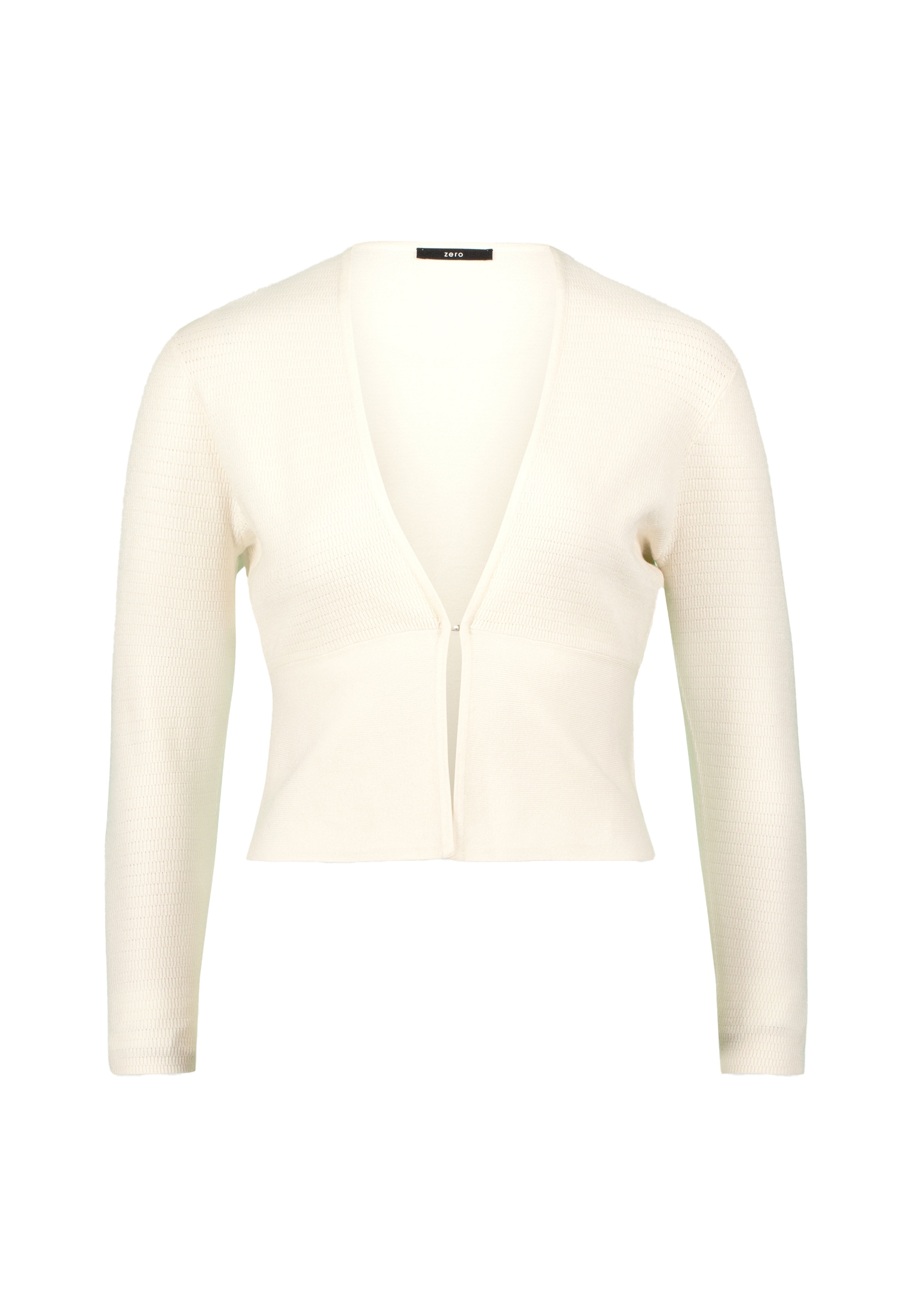 Zero Strickjacke »zero Strickjacke mit V-Ausschnitt«, Plain/ohne Details