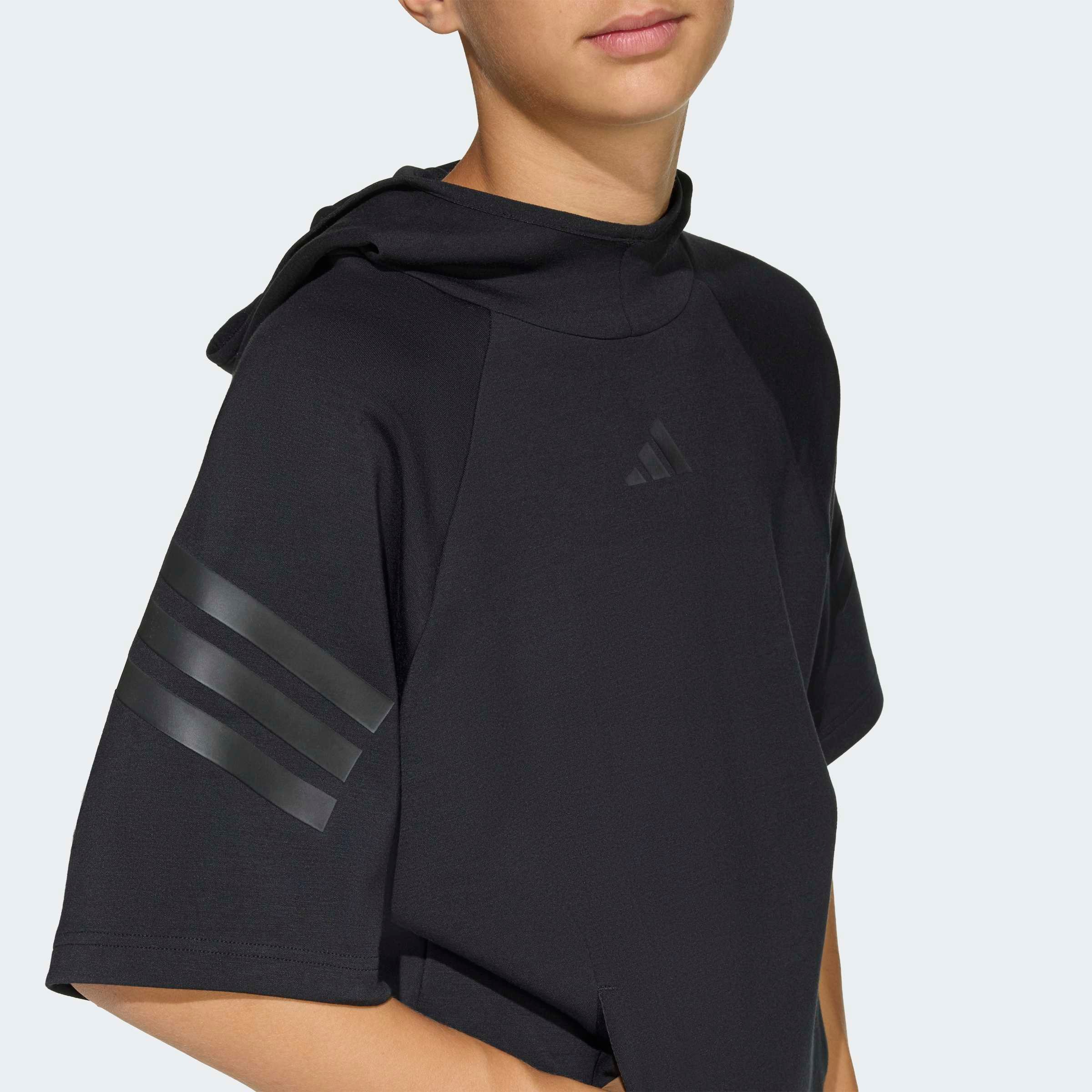 adidas Sportswear Kapuzensweatshirt »FUTURE ICONS 3-STREIFEN KURZARM-HOODIE«
