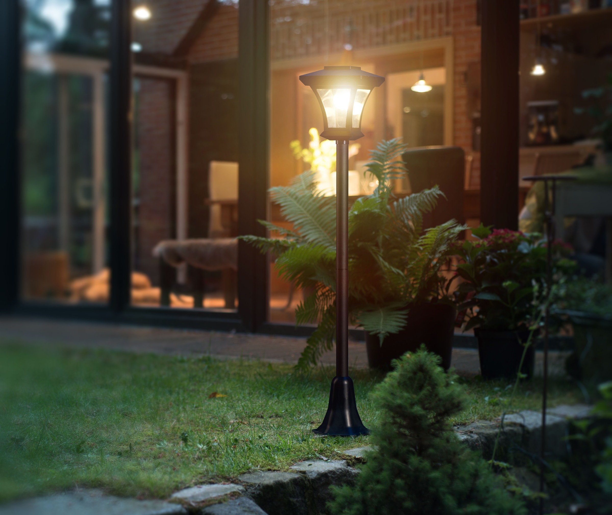 IC Gardenstyle LED Außen-Stehlampe, 2er-Set, 120cm günstig online kaufen