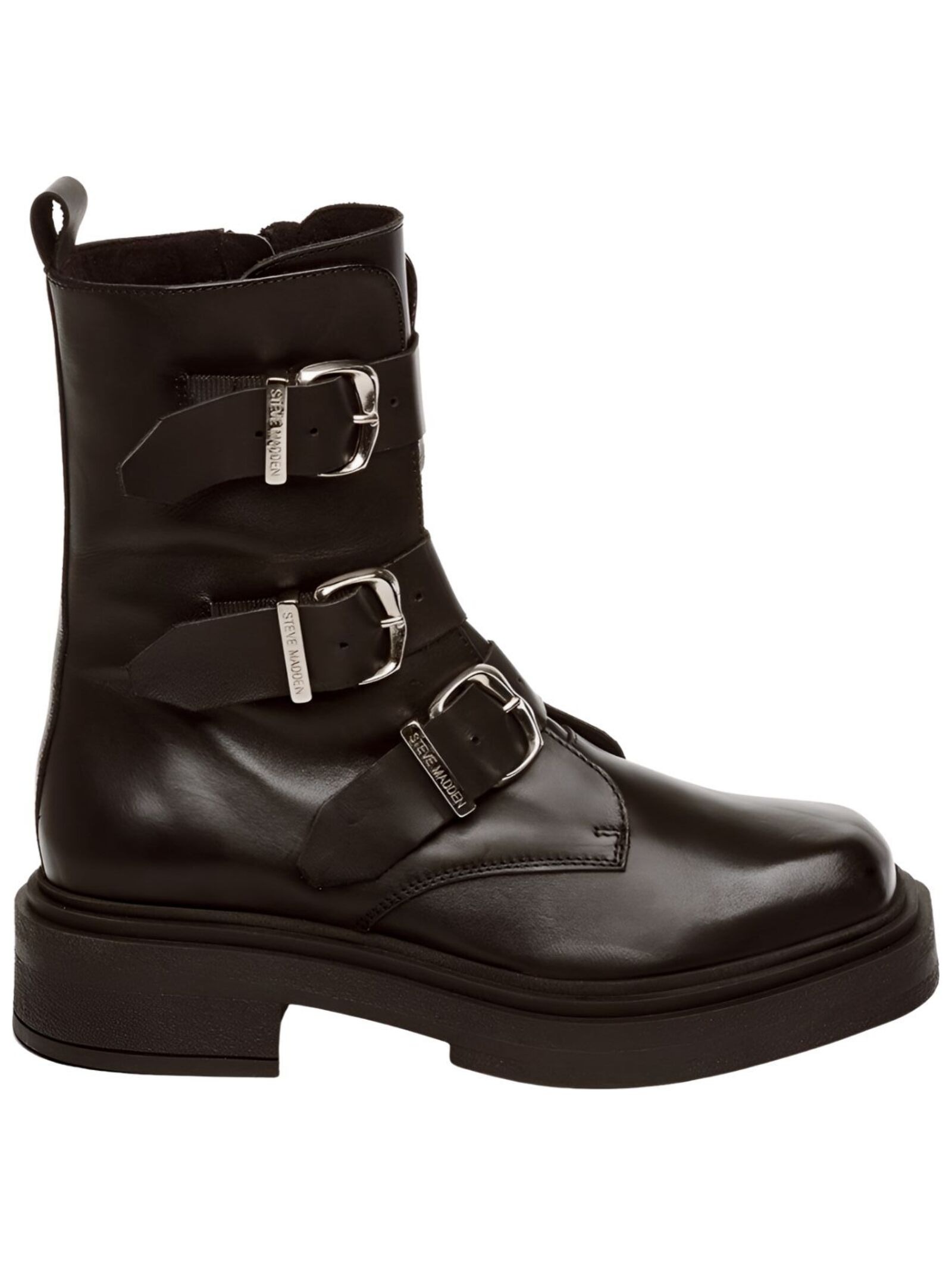 STEVE MADDEN Bikerboots »STEVE MADDEN Stiefelette Leder«