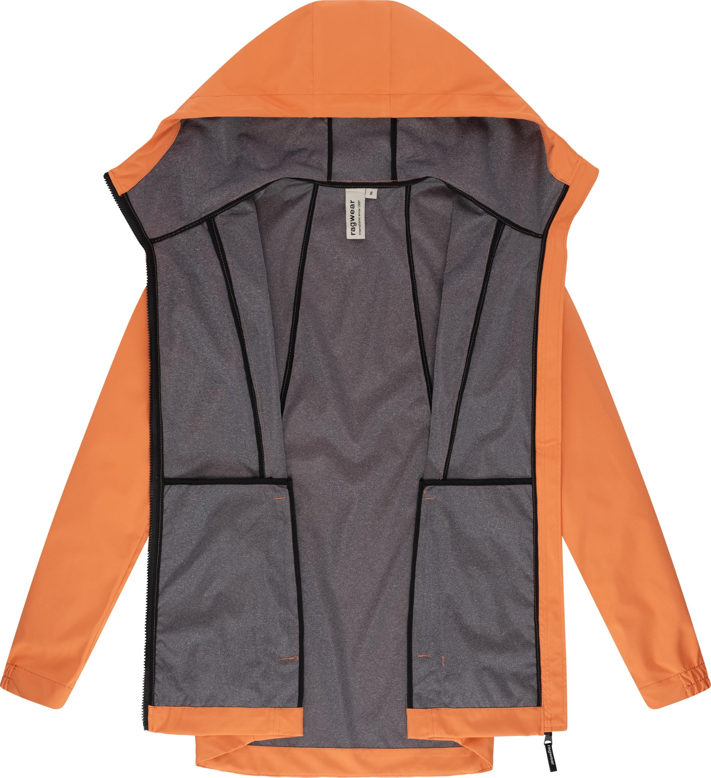 Ragwear Kurzmantel »Zuzka Sport«, Wasserdichter kurzer Übergangsmantel für Damen