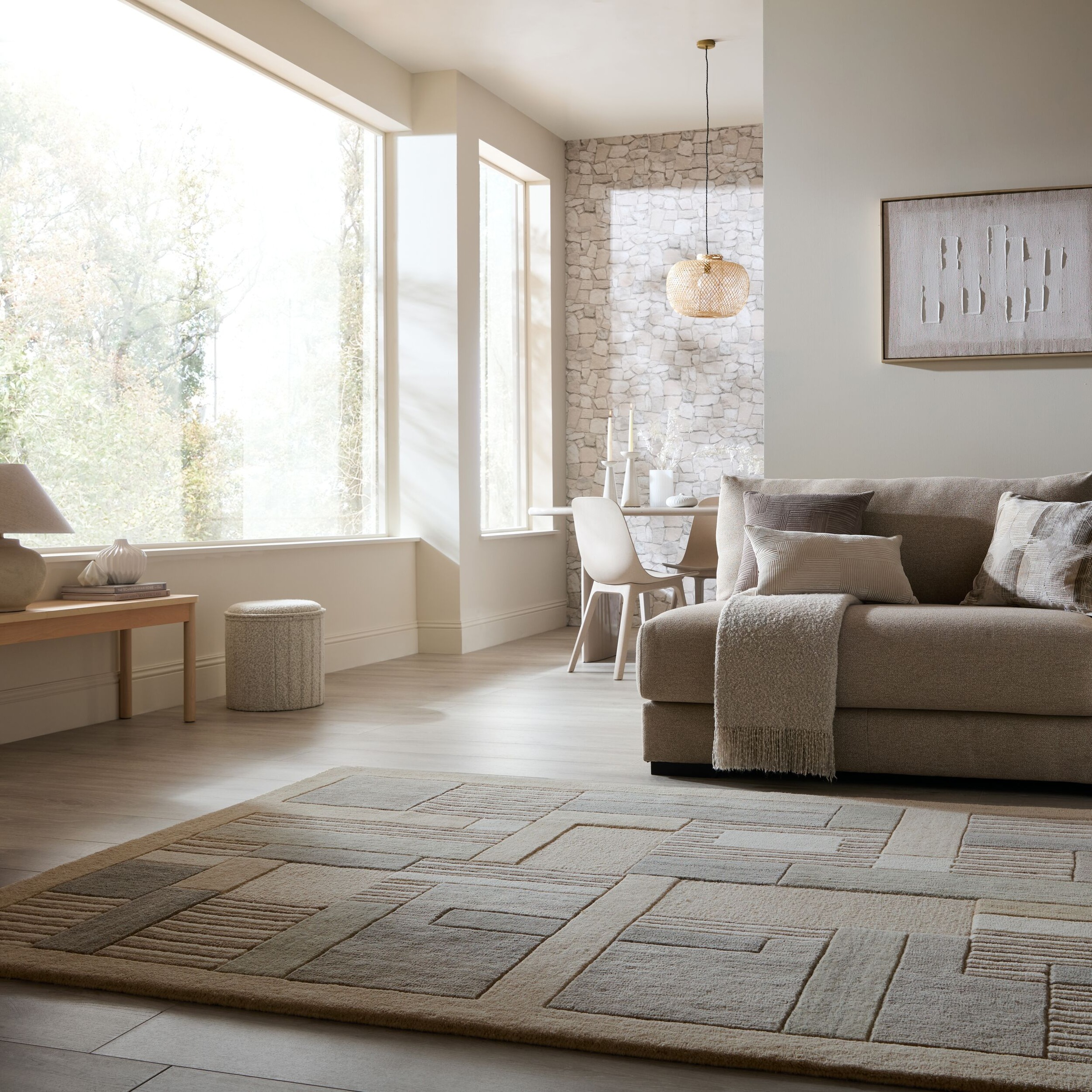 FLAIR RUGS Teppich "VARA WOOL" rechteckig 6 mm Höhe