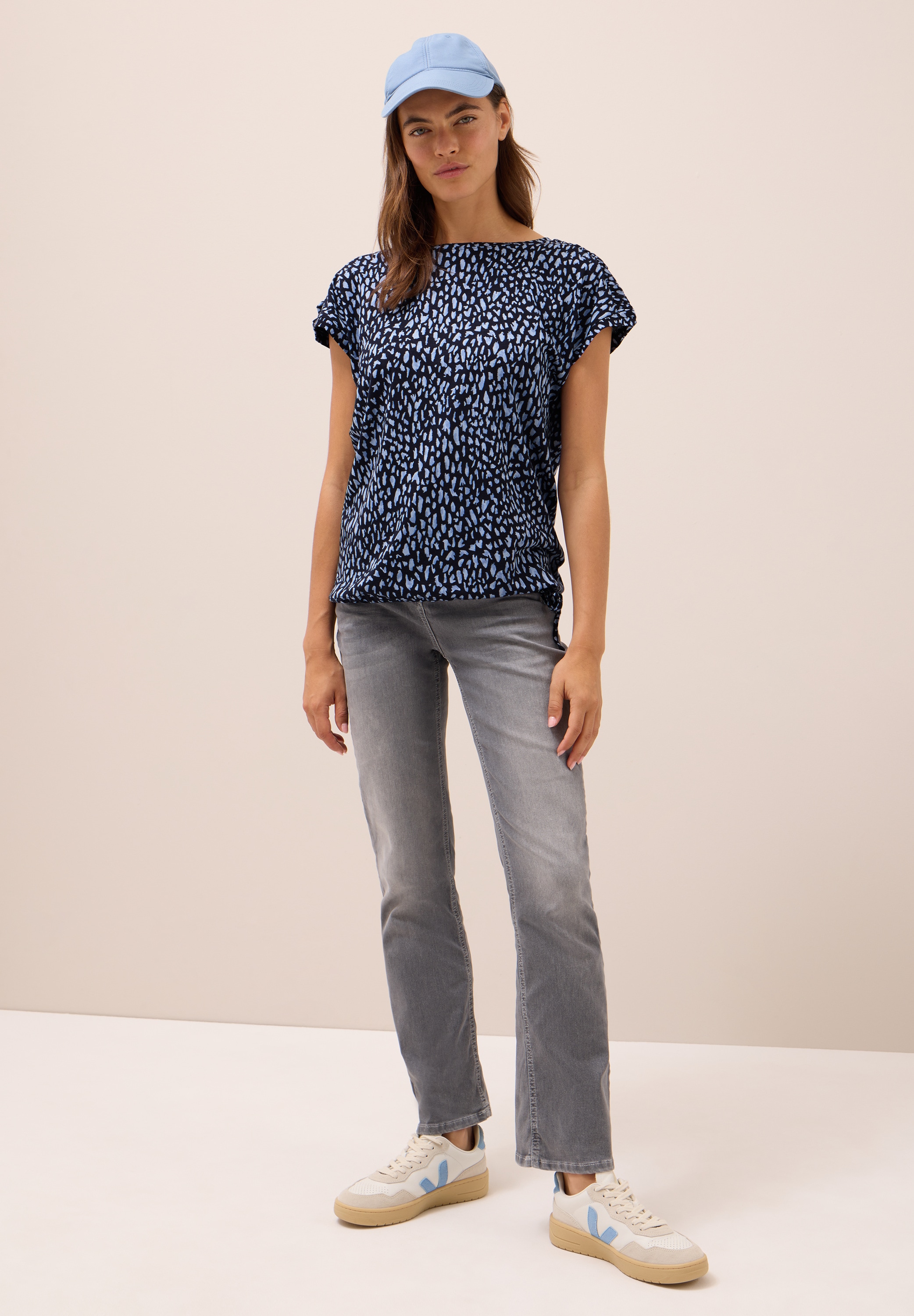 Cecil T-Shirt, im soften Baumwoll-Mix