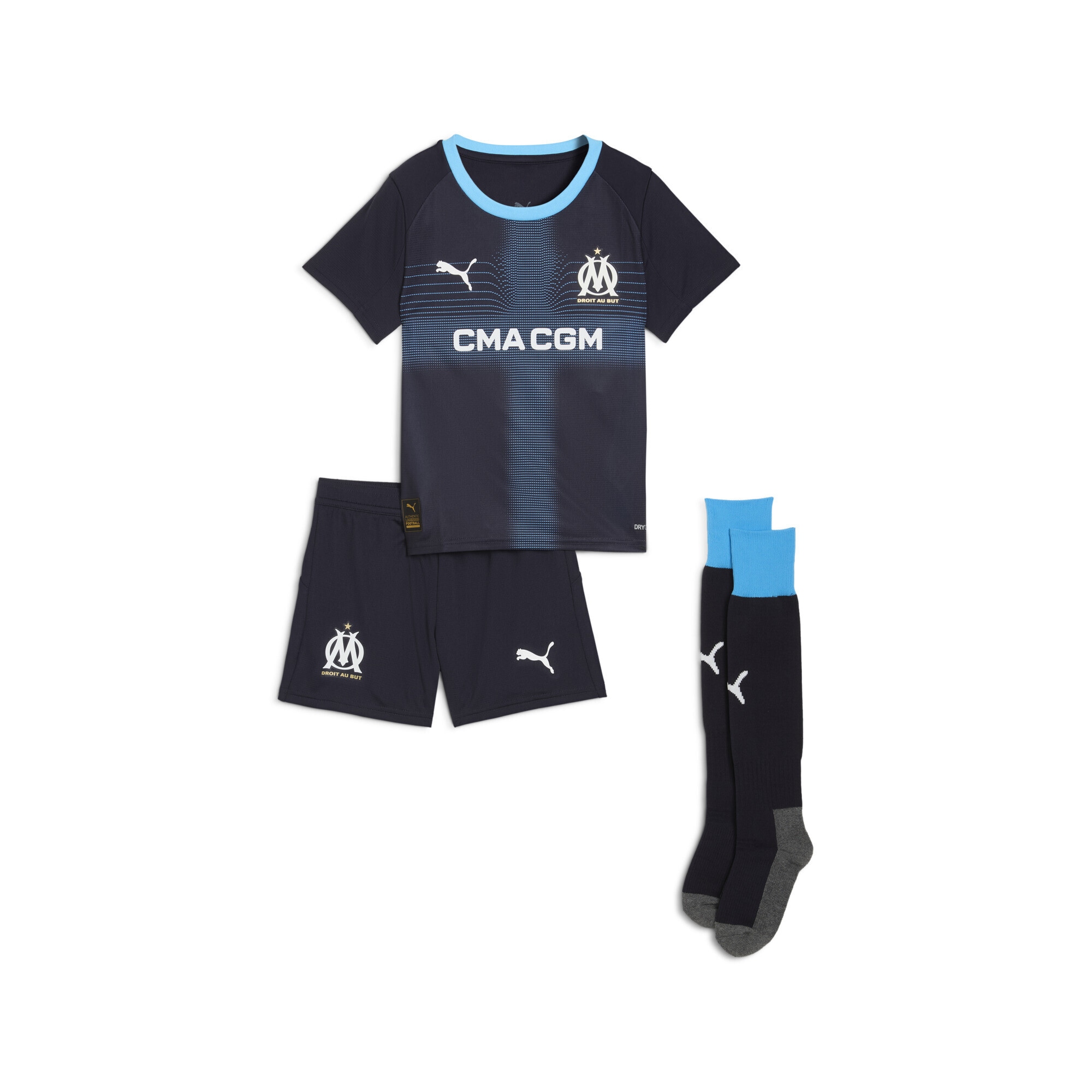 PUMA "Olympique de Marseille 25/26 Auswärtstrikot-Minikit Kinder"