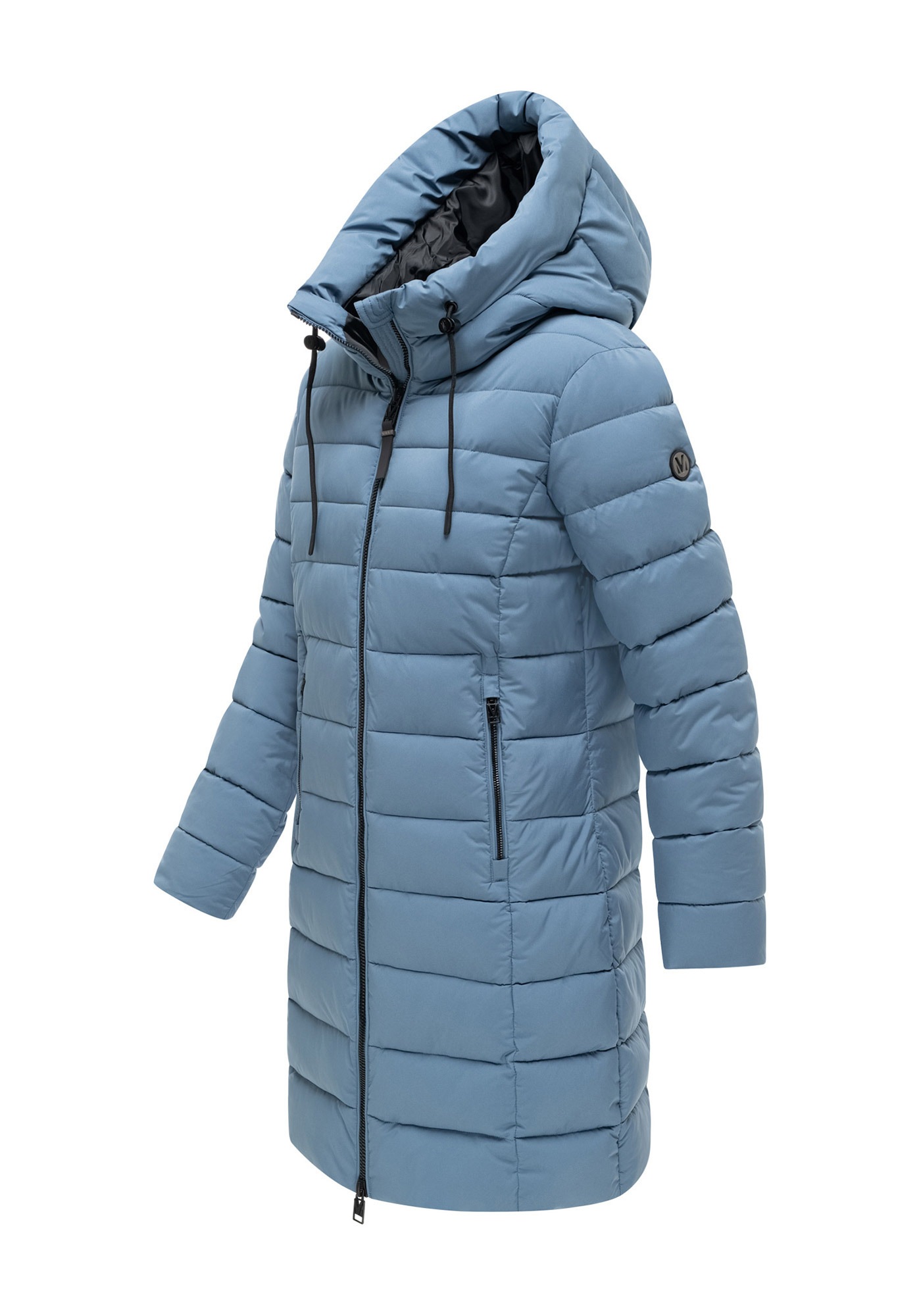 Marikoo Winterjacke »Nanoraa« mit Kapuze Winterjacke mit horizontaler Steppung, hohem Kragen & Kapuze