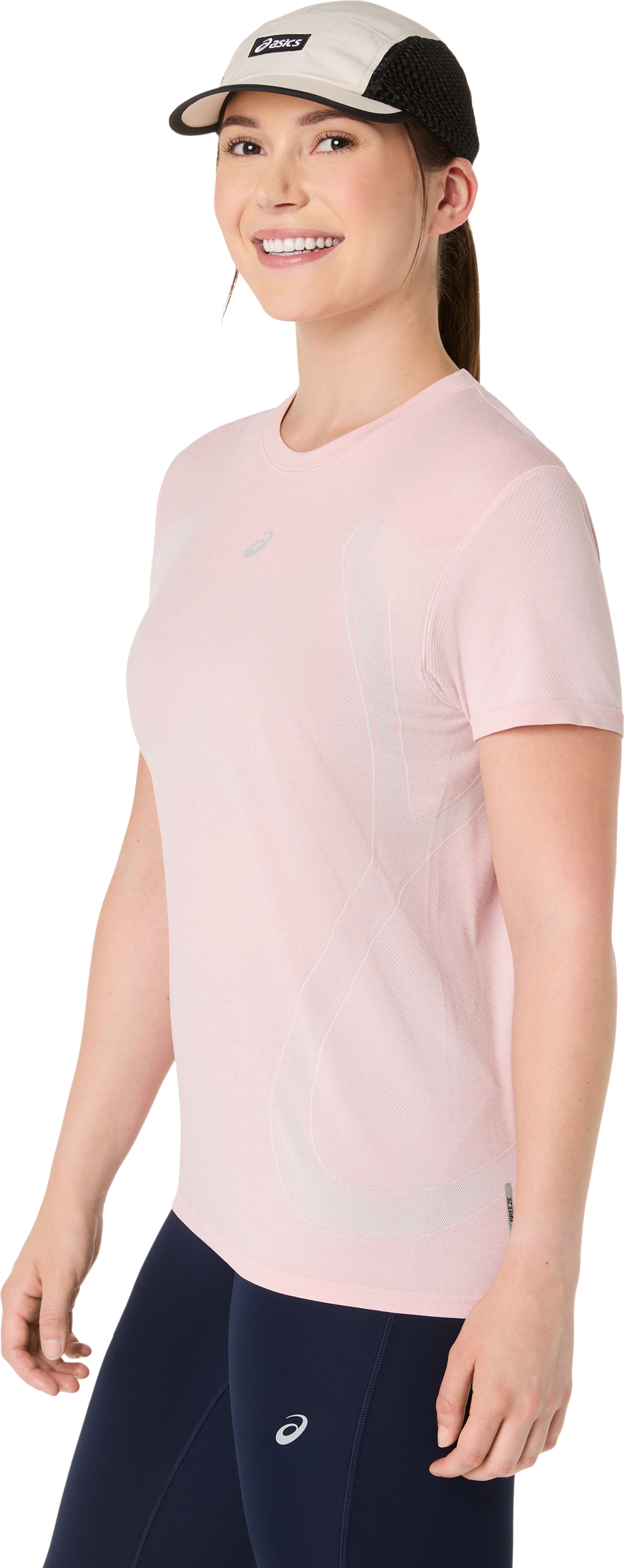 Asics Laufshirt »ROAD SEAMLESS SS TOP« nahtlose Strickkonstruktion, mit kurzen Ärmeln, mit Daumenlöchern