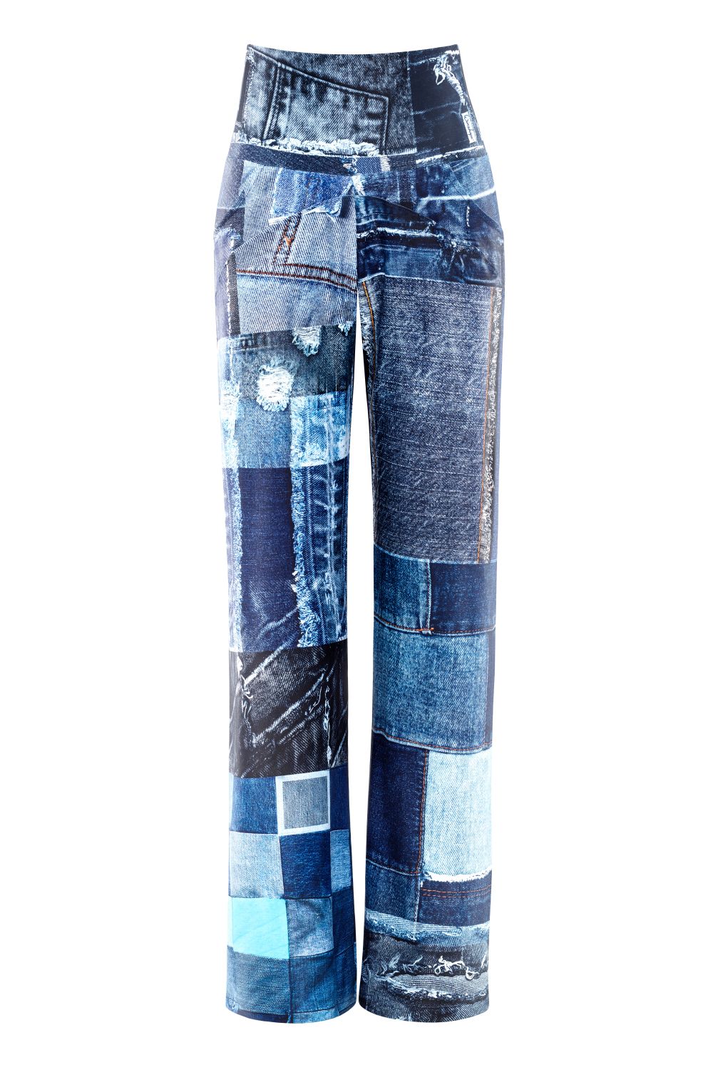 Winshape Sporthose "Functional Comfort Wide Leg Pants CUL105C" mit Patchwork-Print