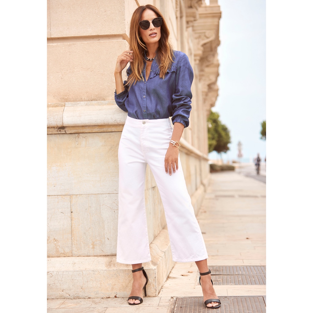 LASCANA Weite Jeans, in Culotte-Form