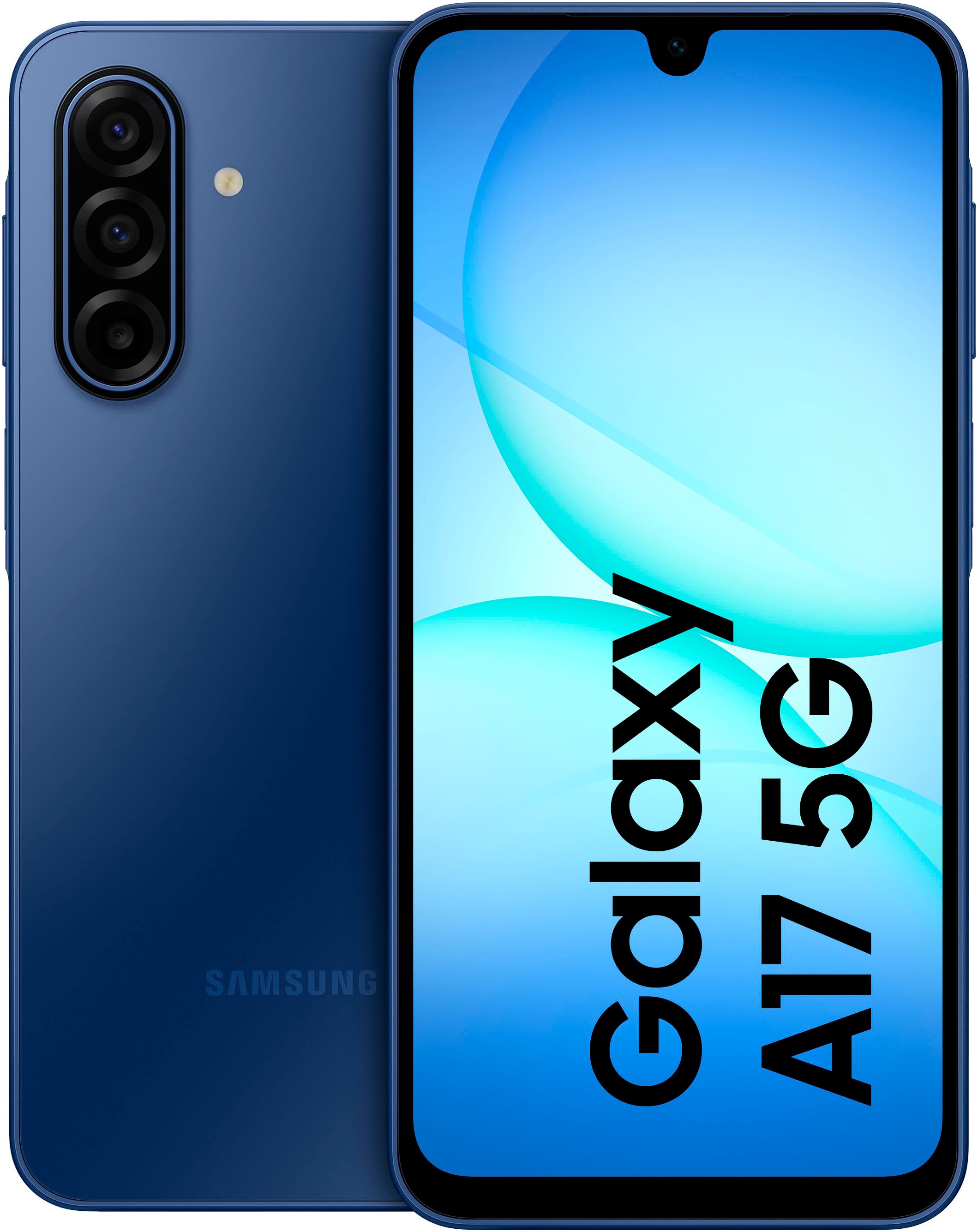 SAMSUNG Smartphone "Galaxy A17 5G", 128 GB, blau, Mobiltelefone