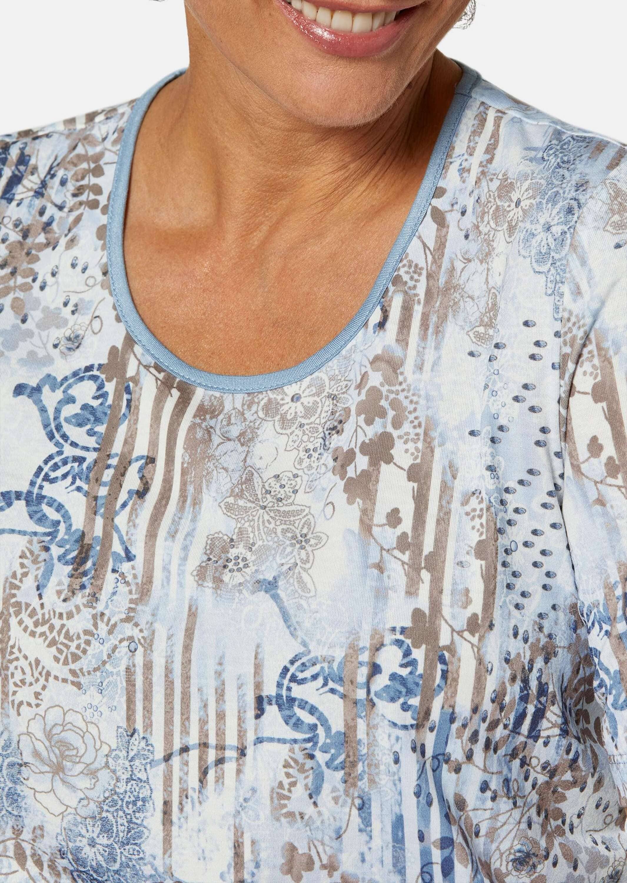 GOLDNER Print-Shirt »Druckshirt Bequemes Druckshirt im Mustermix«