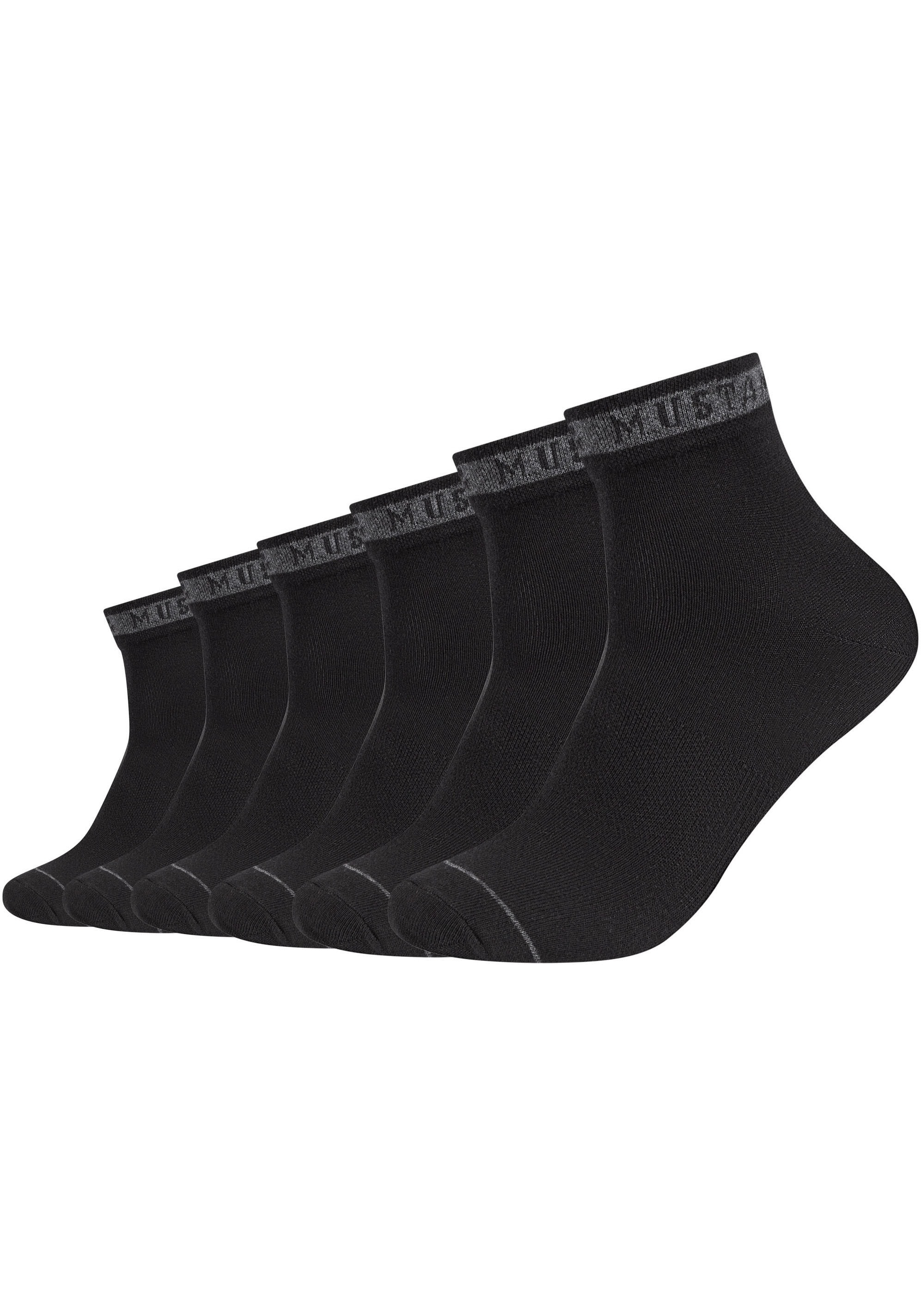 MUSTANG Socken "casual" 6 Paar tlg. mit hohem Baumwollanteil