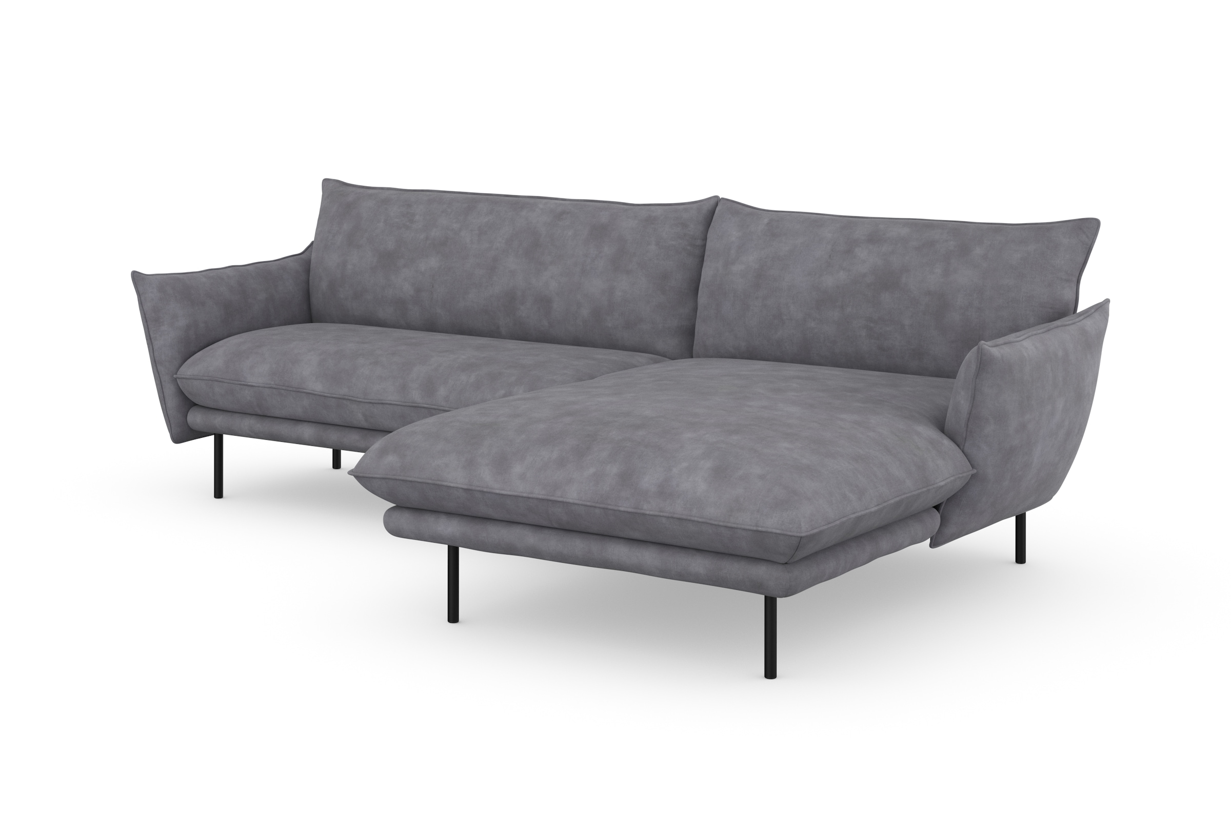 andas Ecksofa »Stine L-Form«, Besonderes Design durch Kissenoptik und Keder, by Morten Georgsen