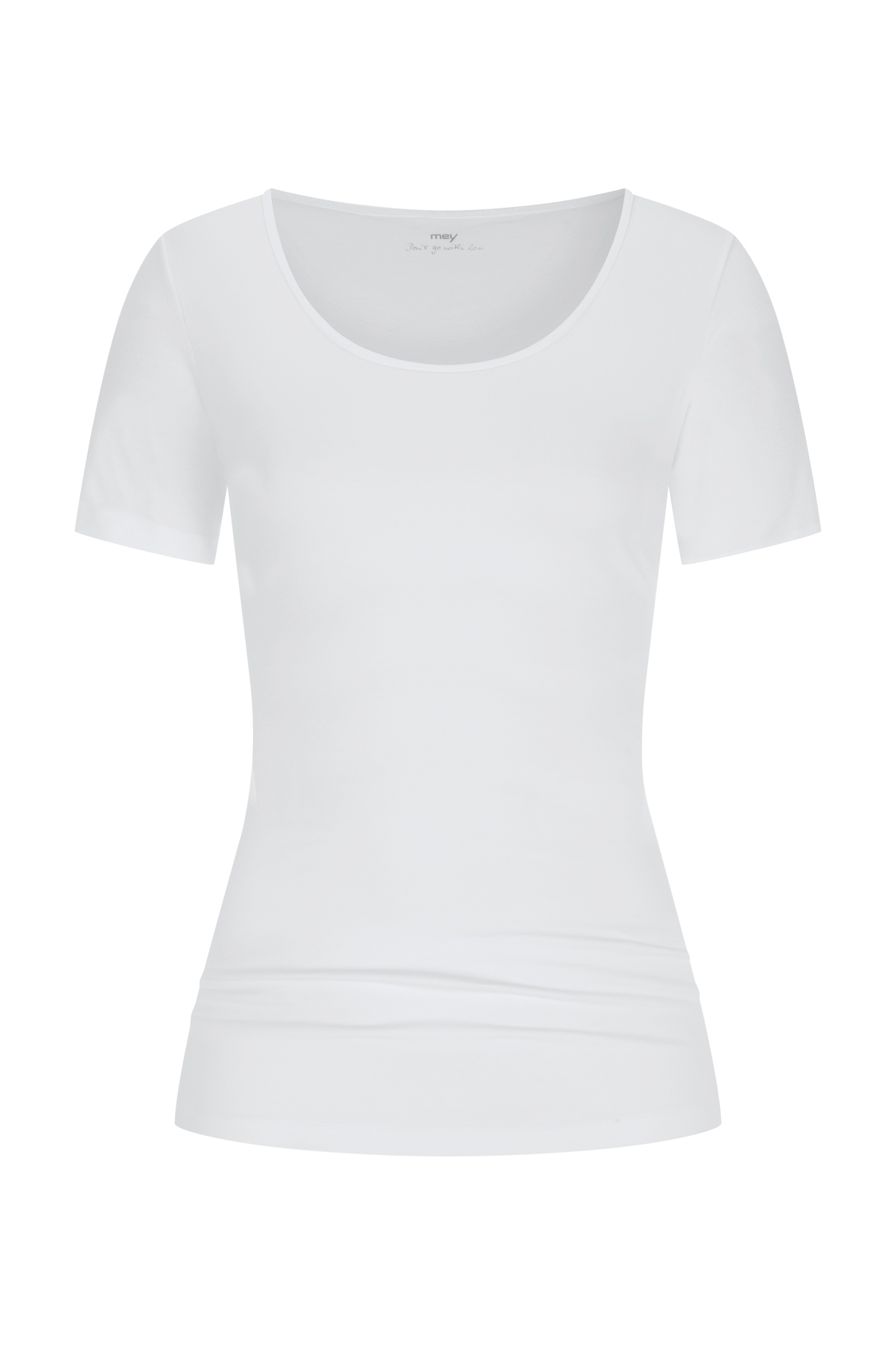 Mey Kurzarmshirt "Cotton Pure" Rundhalsausschnitt, Halbarm, Legere Passform günstig online kaufen