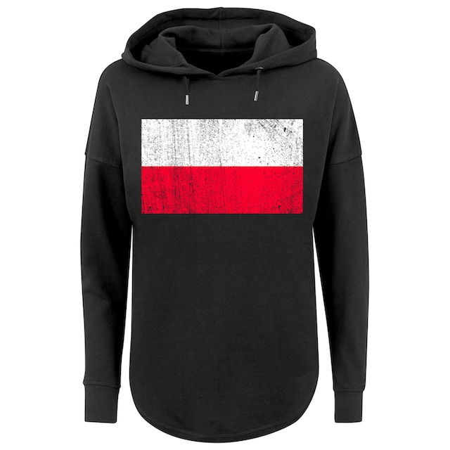 F4NT4STIC Kapuzenpullover »Poland Polen Flagge distressed«, Print für  kaufen | BAUR