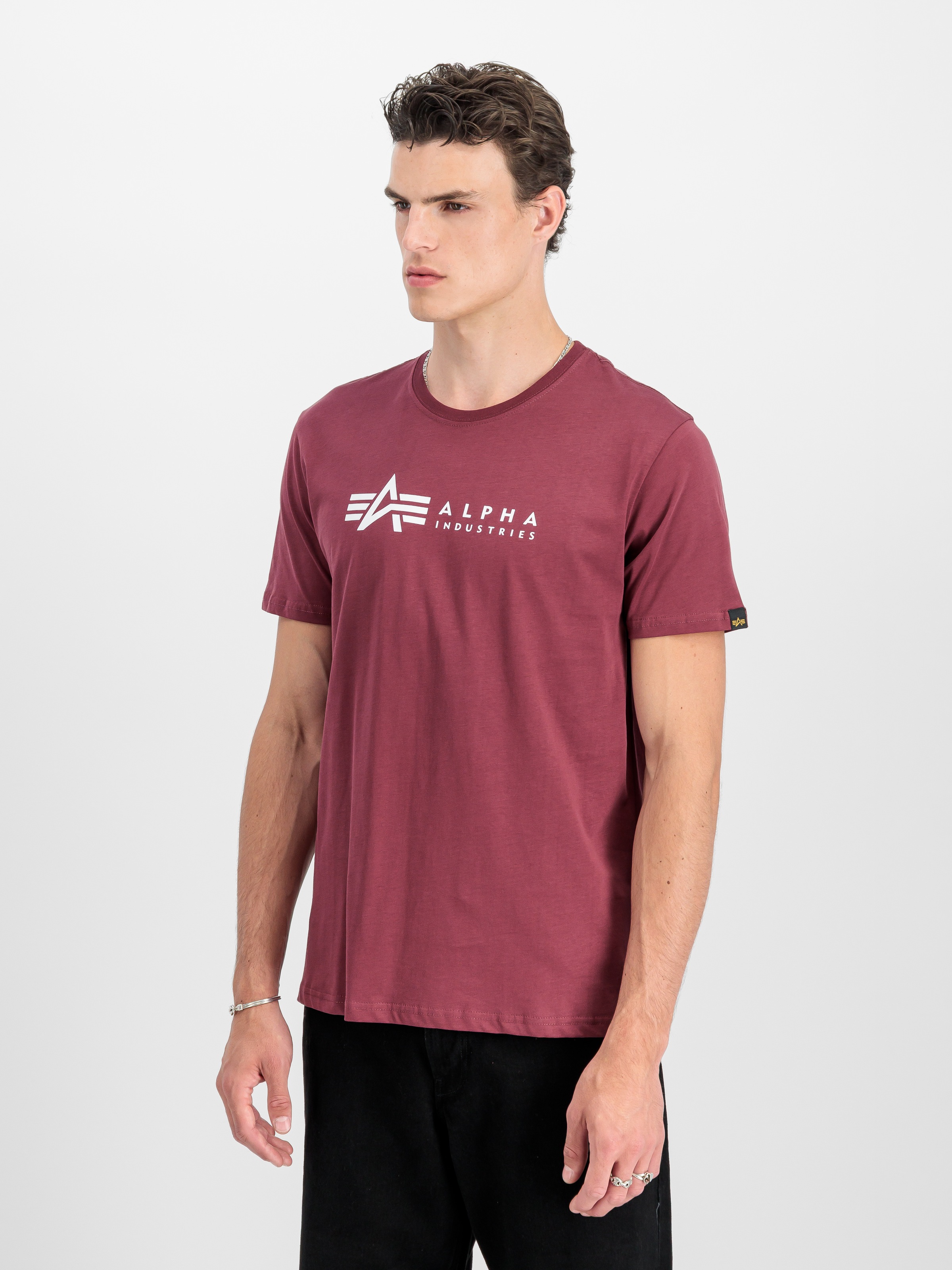 Alpha Industries Rundhalsshirt "Label T 2 Pack", 2 Stk. günstig online kaufen