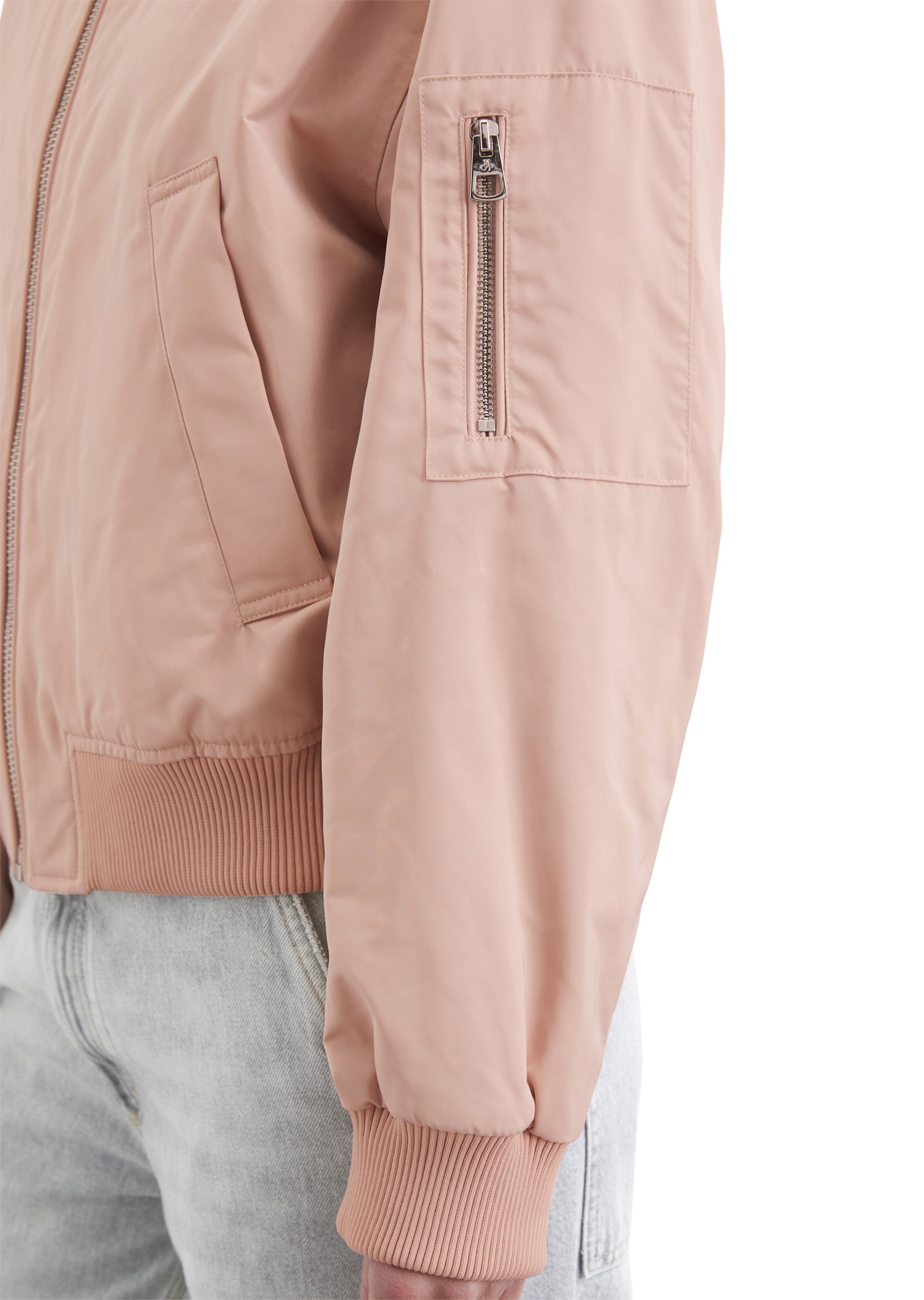 Marc O'Polo Outdoorjacke »aus recyceltem Polyester-Twill«, ohne Kapuze