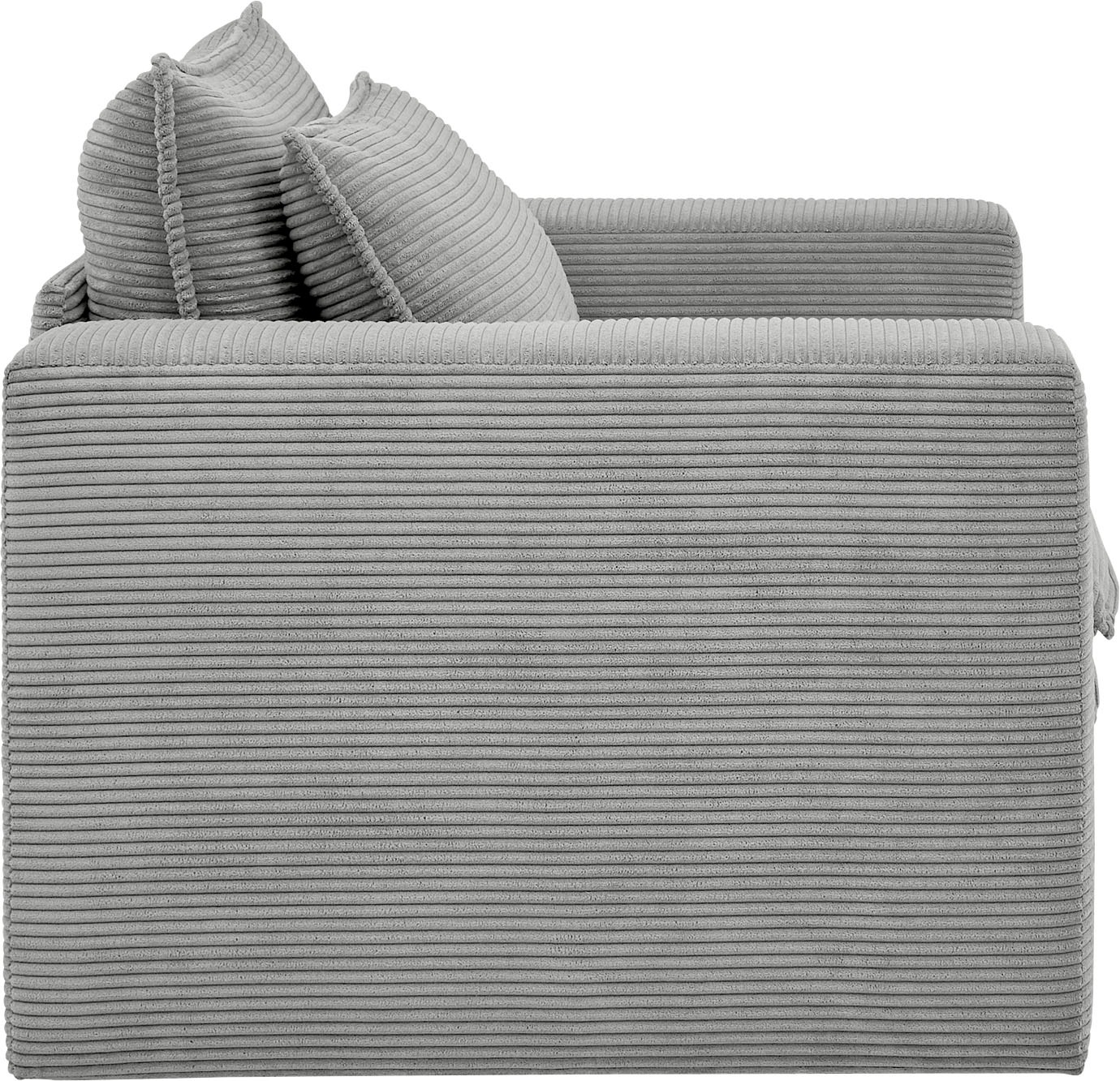 Places of Style Loveseat »PIAGGE«, Hochwertiger Cord, trendiger Loveseat