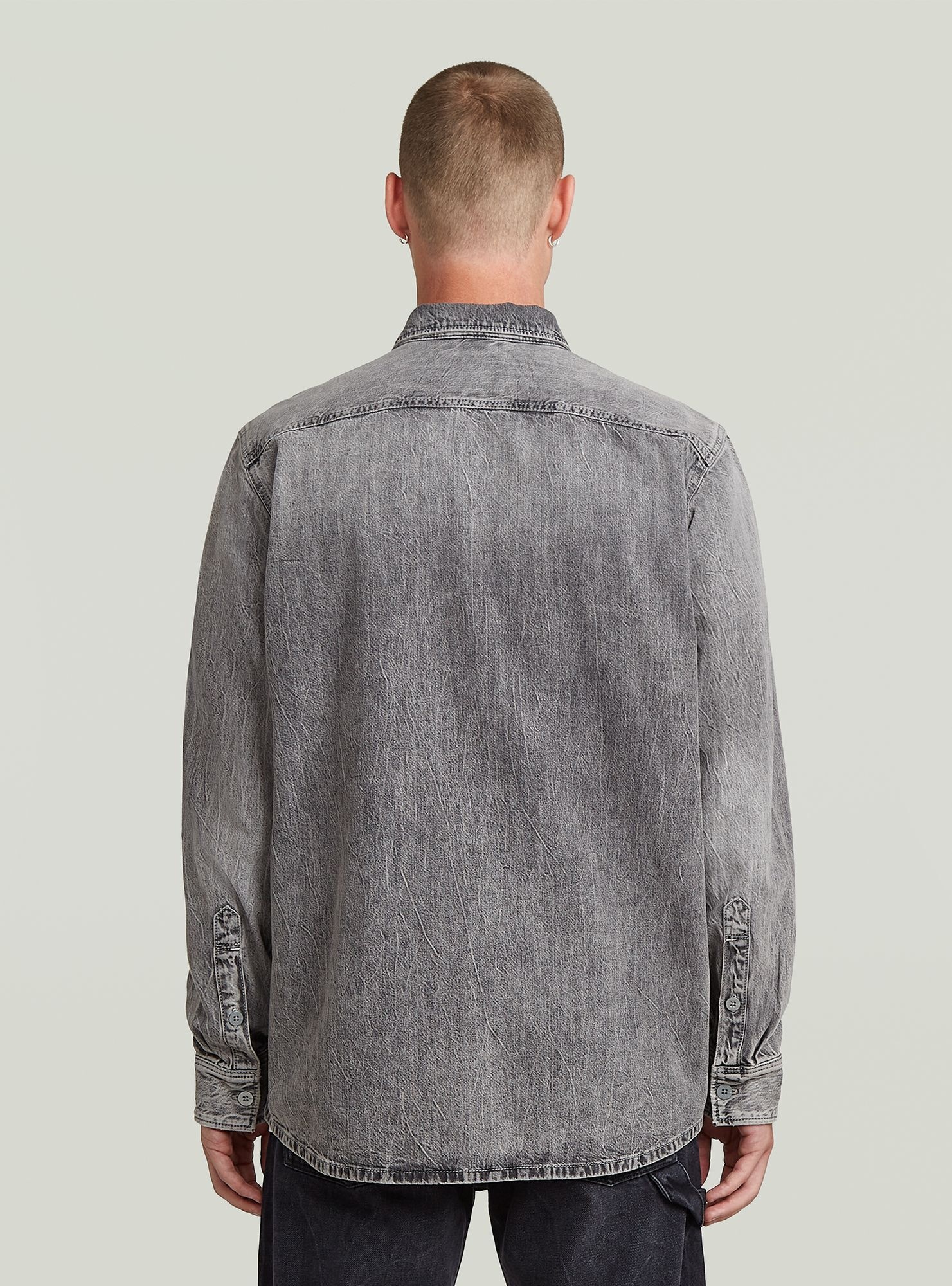 G-STAR Langarmshirt "Regular 1-Pocket Shirt" günstig online kaufen