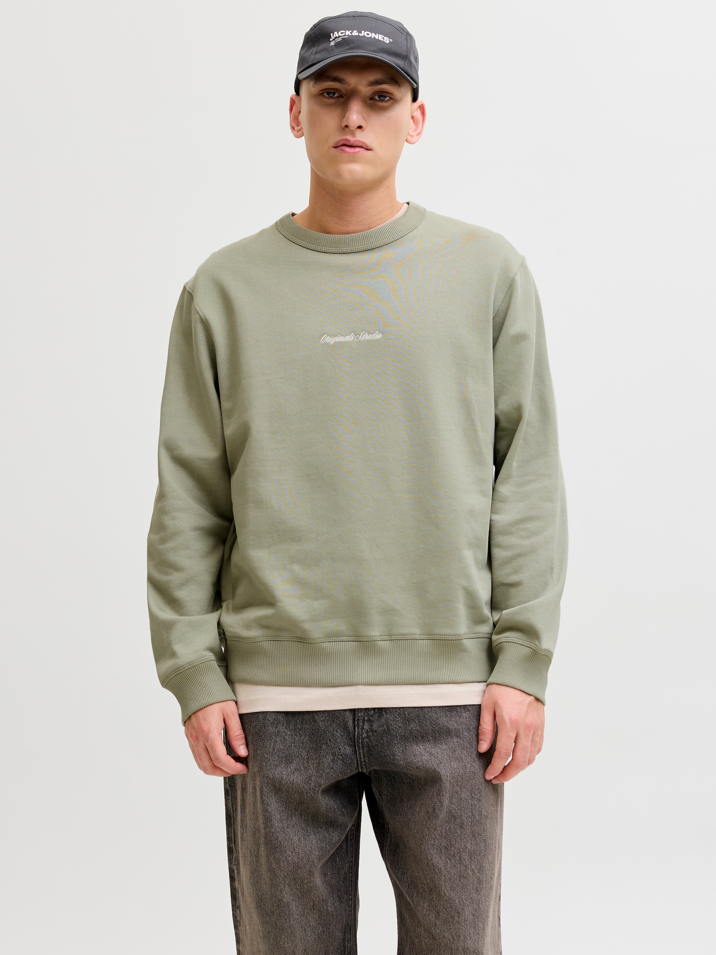 Jack & Jones "JORNORREBRO EMB SWEAT CREW NOOS", mit Logo Print