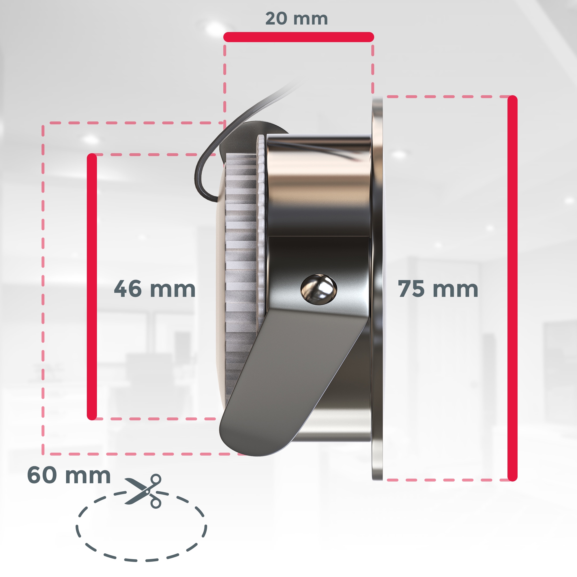 BAUR ultra LED LED 6 | Einbaustrahler, flach, Einbauleuchte, 5W, flammig-flammig, Einbauspot, x 6 B.K.Licht IP44