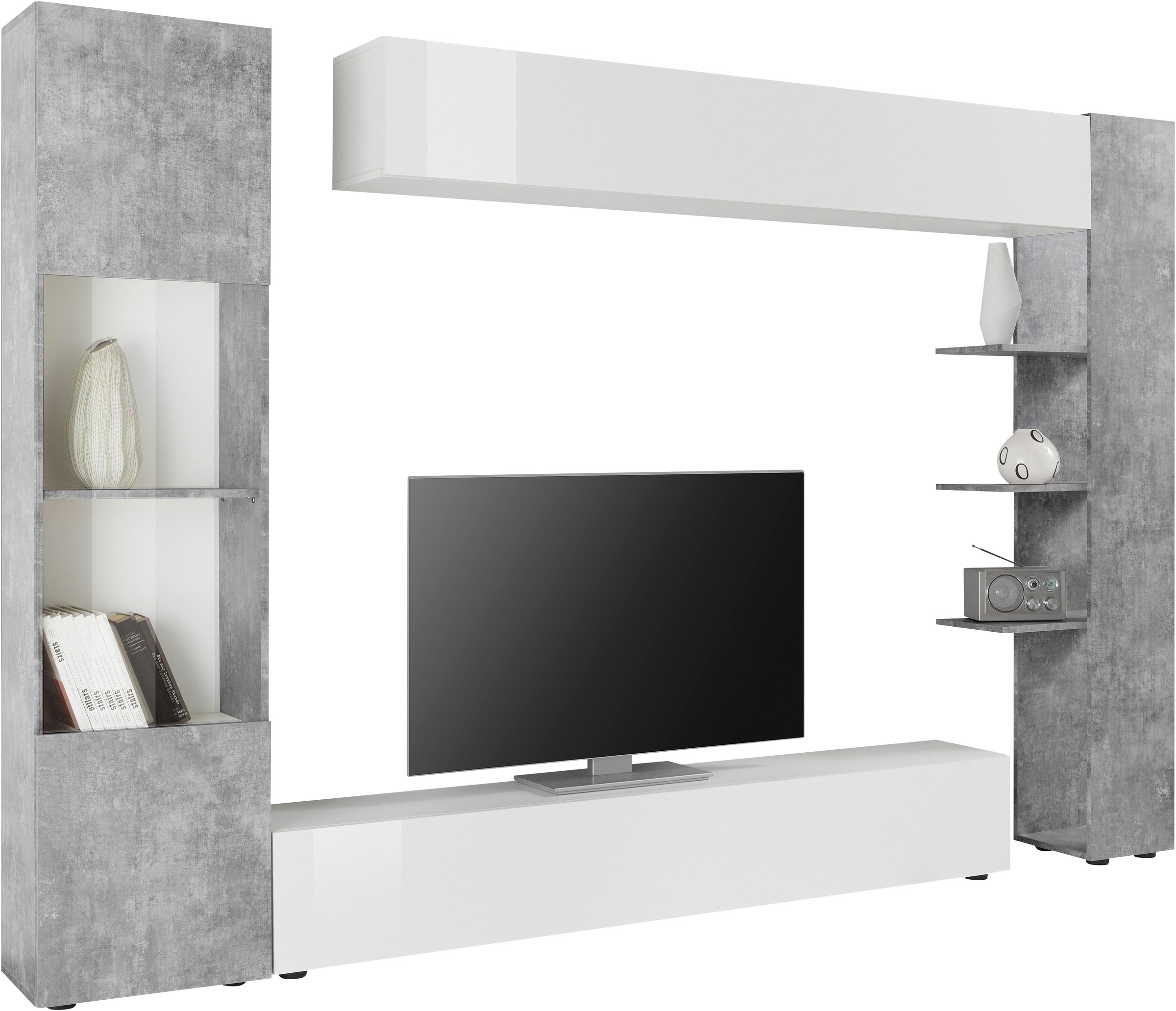 OTTO home Wohnwand "Sorano" Set, 4 Stk. tlg. günstig online kaufen